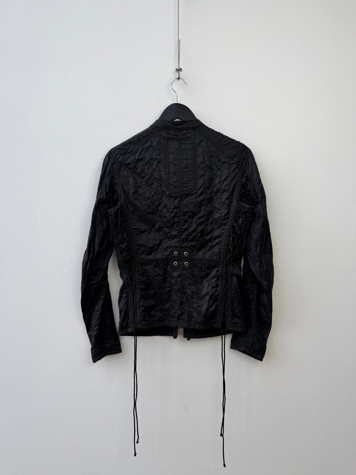 Prada Sport 00s Lace-Up Biker Jacket