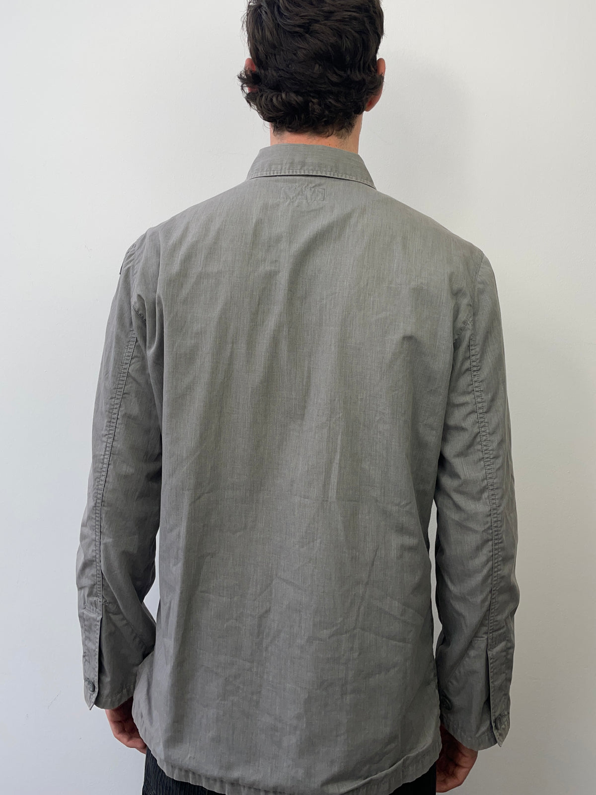Armani Jeans 90s Zip-Through Overshirt Jacket