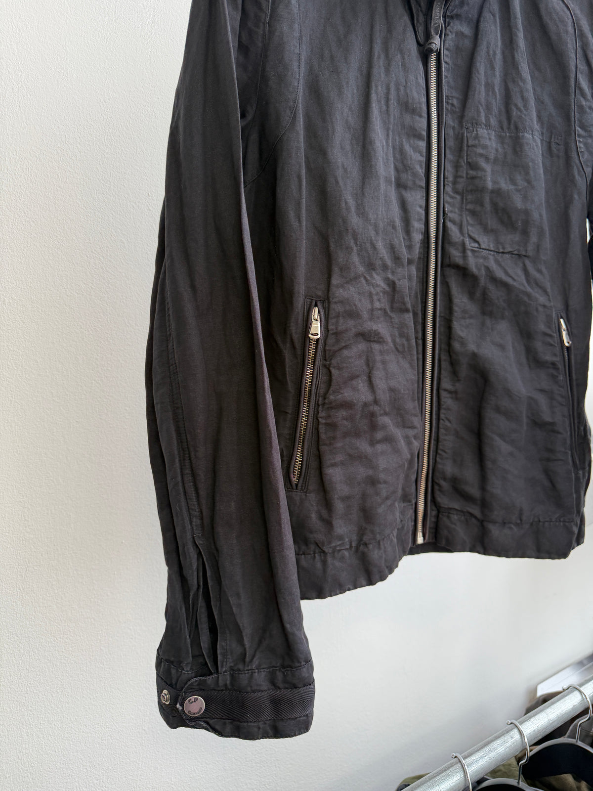 C.P. Company SS06 Metal & Linen Biker Jacket