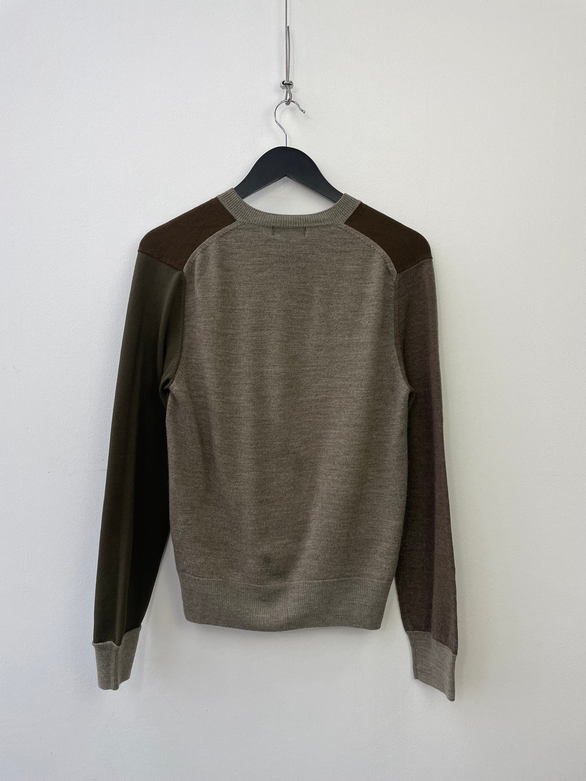 Comme Des Garçons Homme Deux SS12 Tri-Tone Contrast Material Jumper