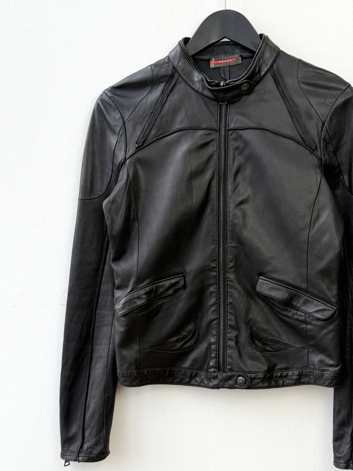 Prada Sport 2007 Leather Biker Jacket