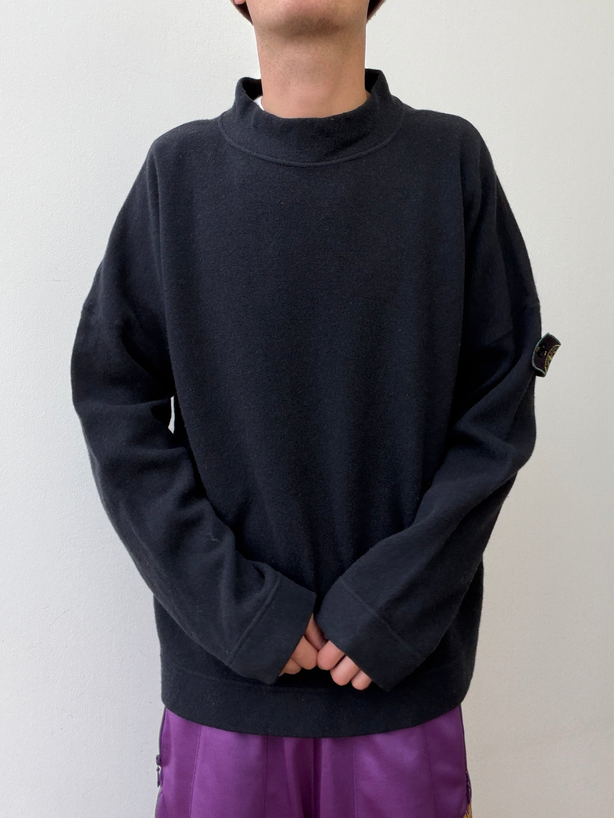 Stone Island AW96 Mock Neck Knit Jumper