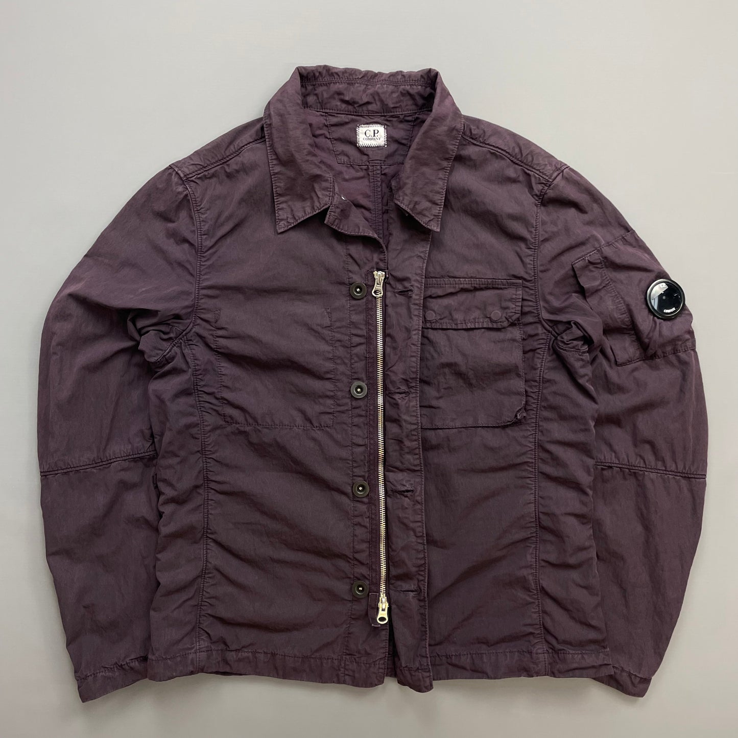 C.P. Company Purple Overshirt Lens Jacket