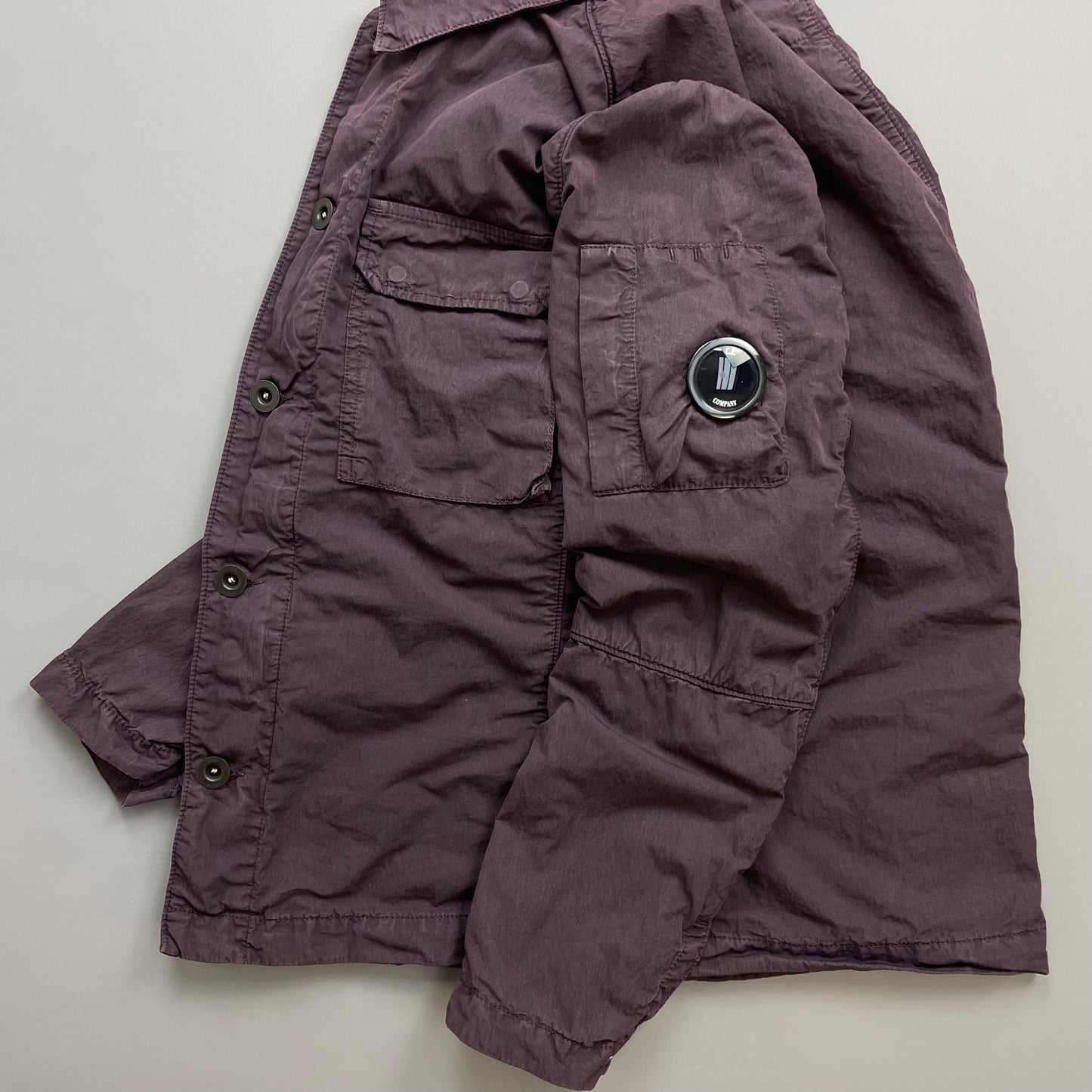 C.P. Company Purple Overshirt Lens Jacket