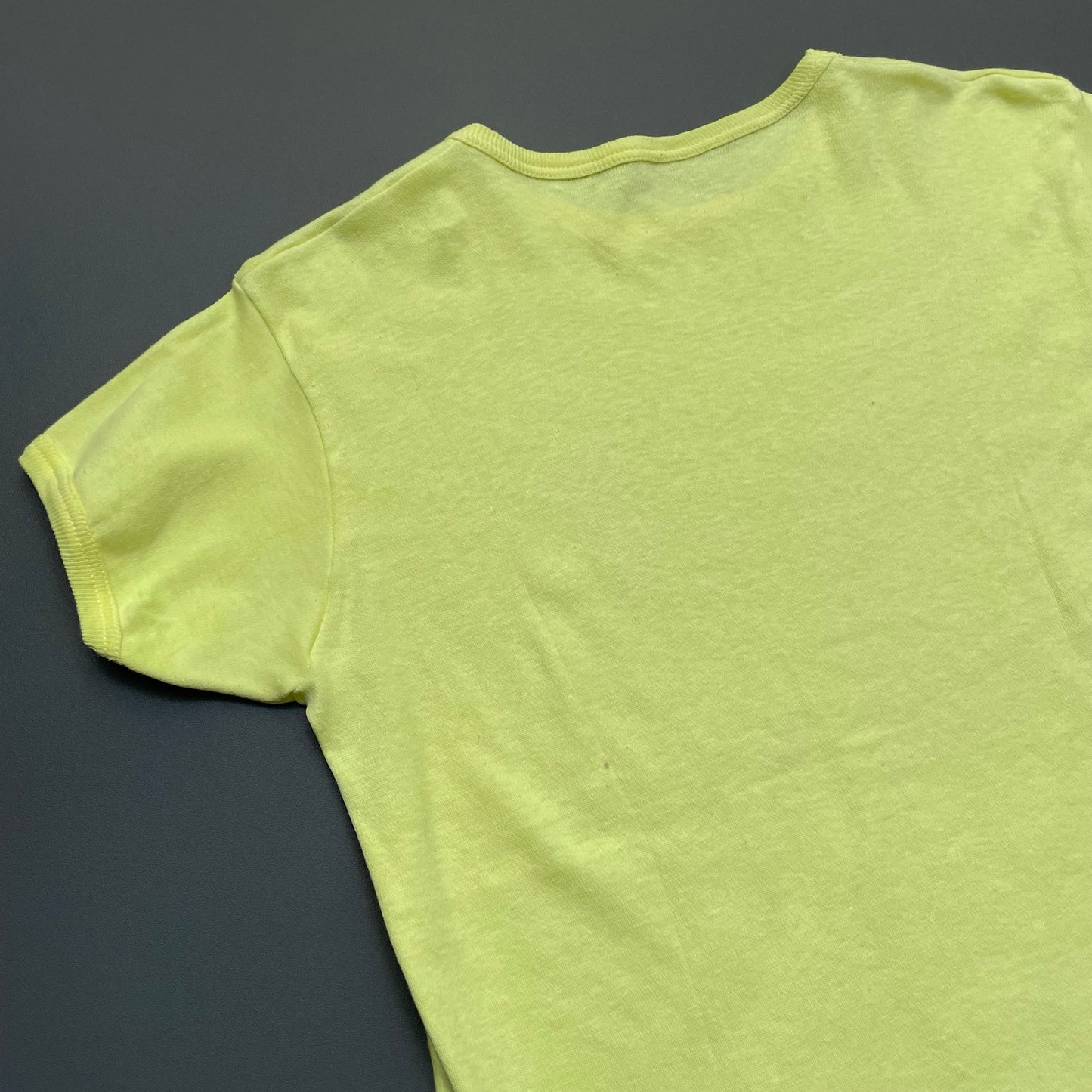 Vintage Yellow 60s/70s Fitted T-Shirt