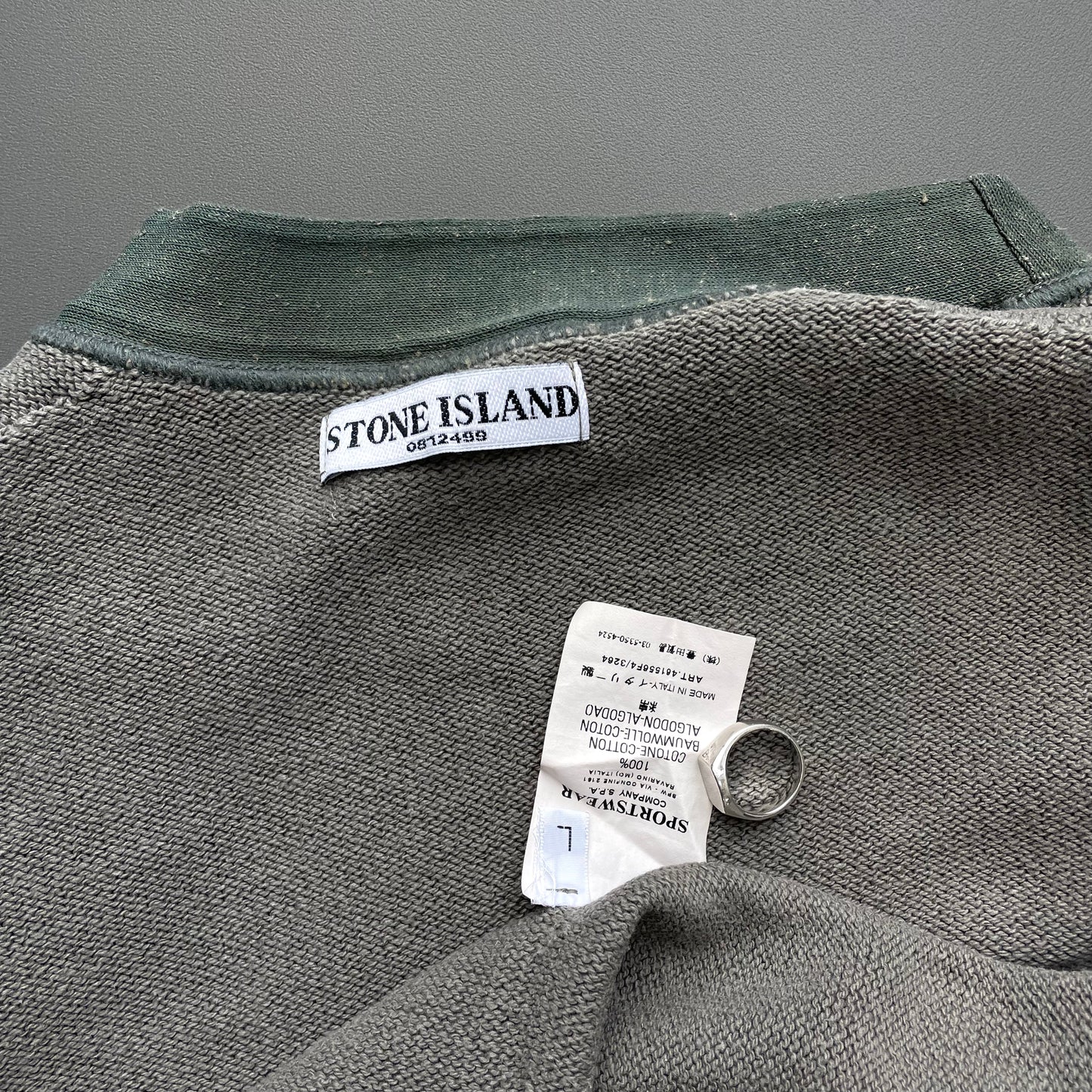 Stone Island Khaki SS07 Lightweight Knit Jumper