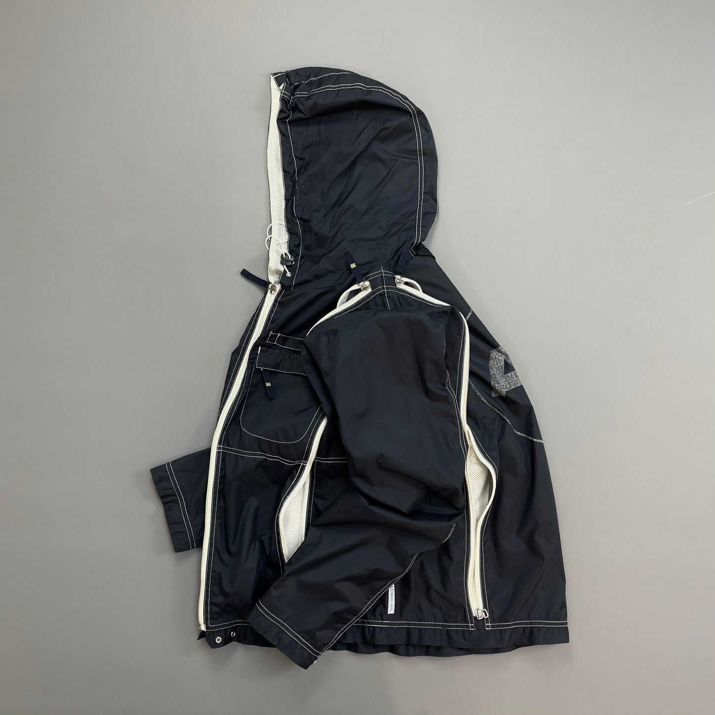 Armani Jeans 00s Ventilated Technical Nylon Windbreaker Jacker