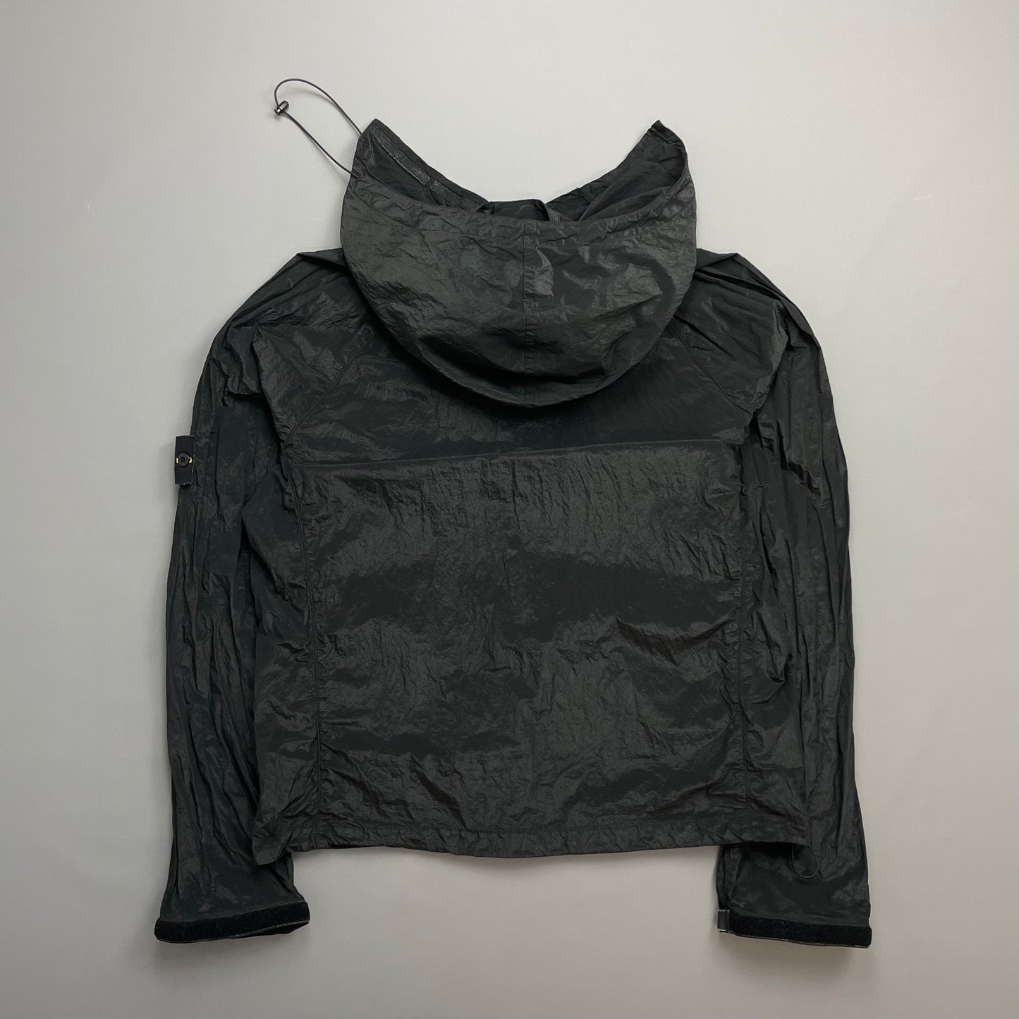 Stone Island Black SS07 Nylon Detachable Hood Lightweight Jacket