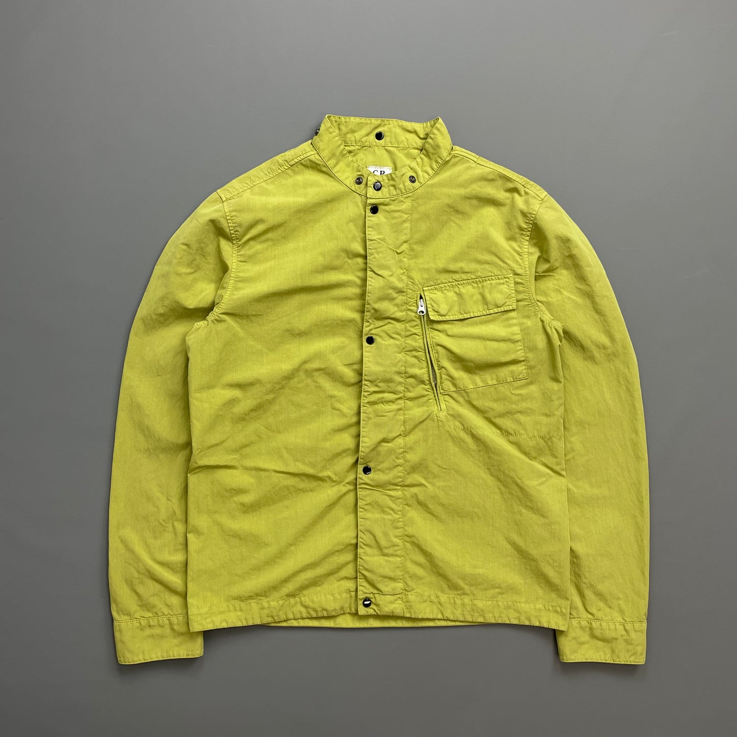 CP Company Green 50 Fili Removable Hood Goggle Jacket