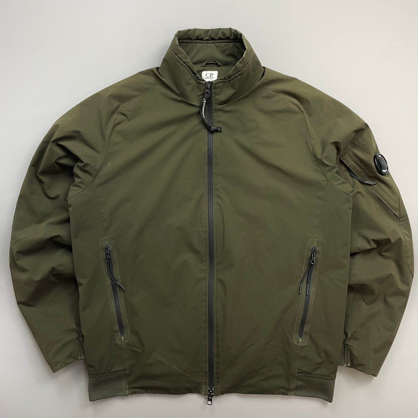 C.P. Company Khaki Pro-Tek Padded Bomber Jacket