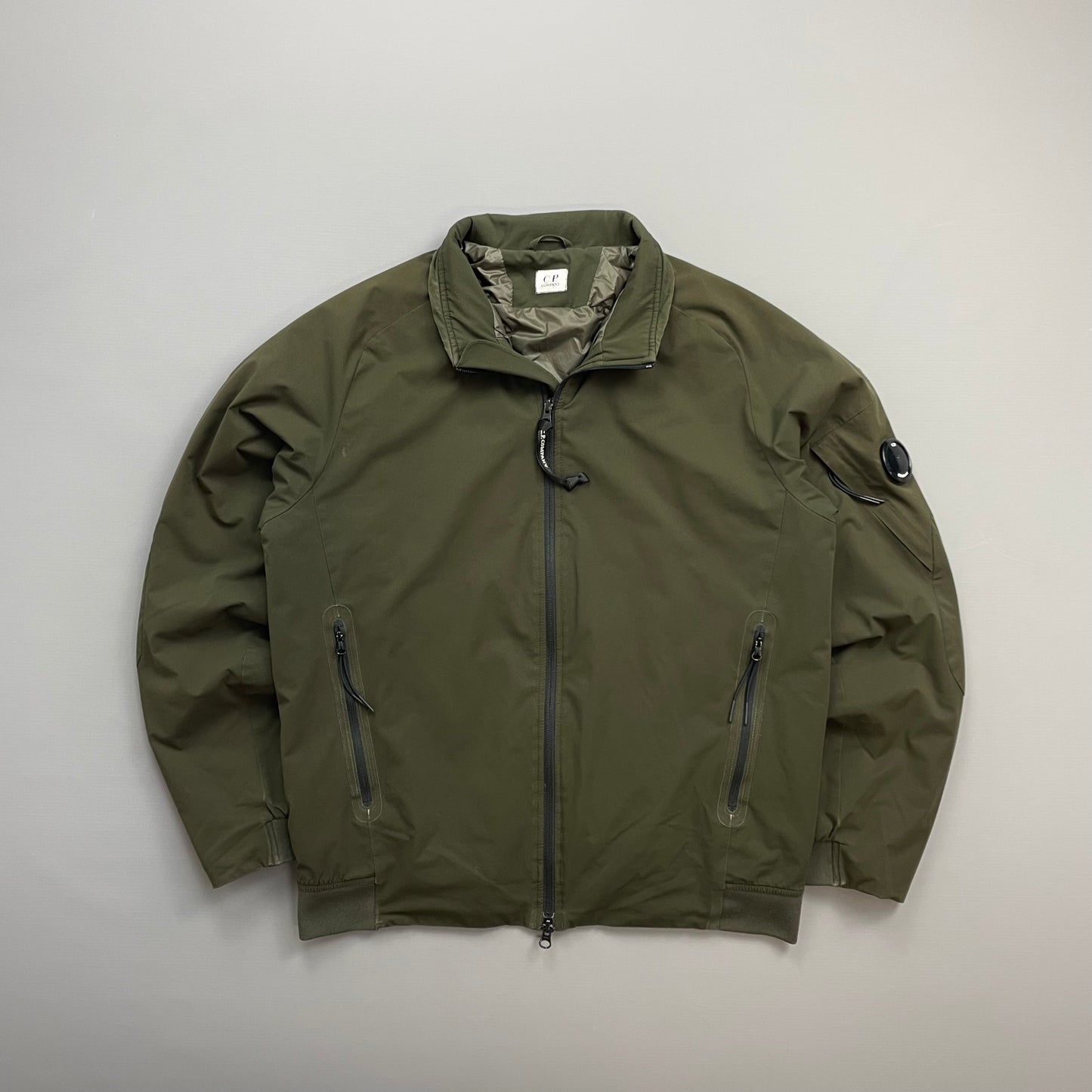 C.P. Company Khaki Pro-Tek Padded Bomber Jacket