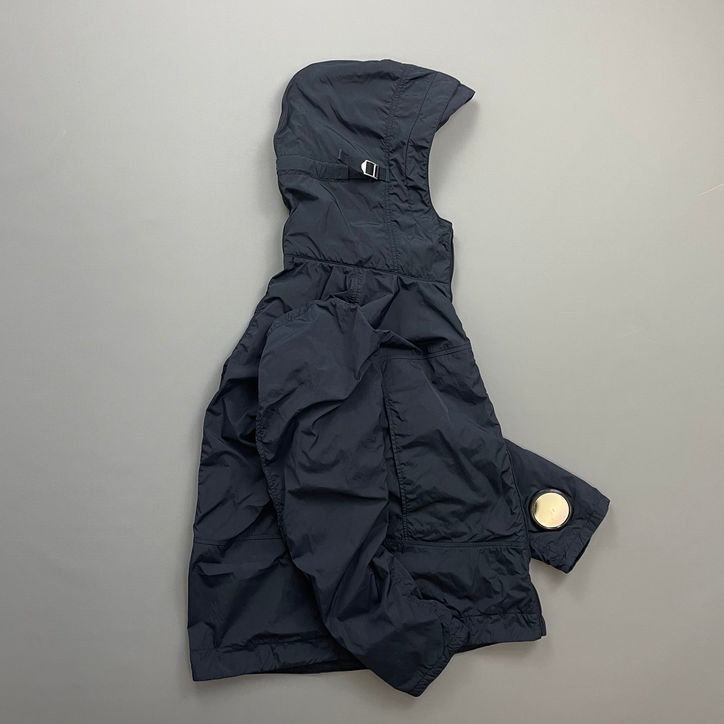 C.P. Company Navy AW09 Watchviewer Cotton-Lined Hooded Nylon Jacket