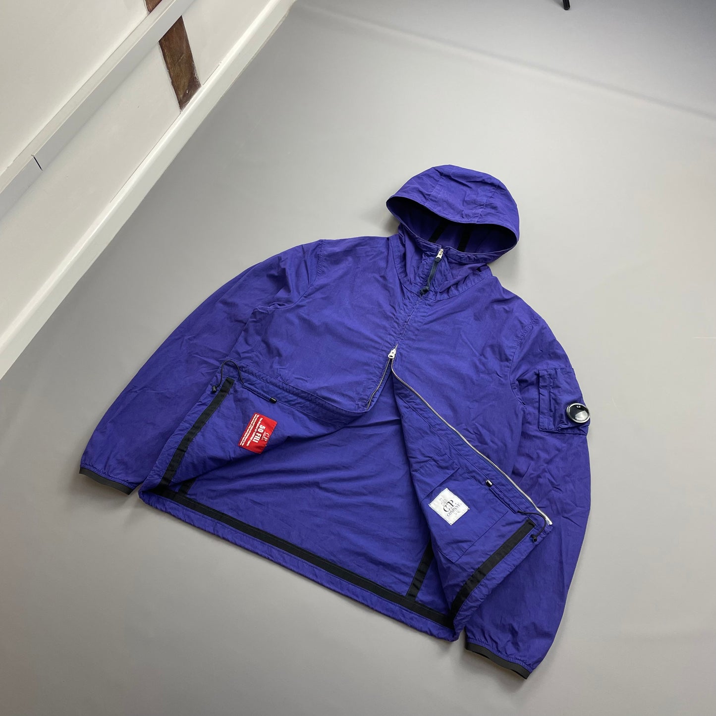 C.P. Company Purple 50 Fili Lightweight Hooded Lens Jacket