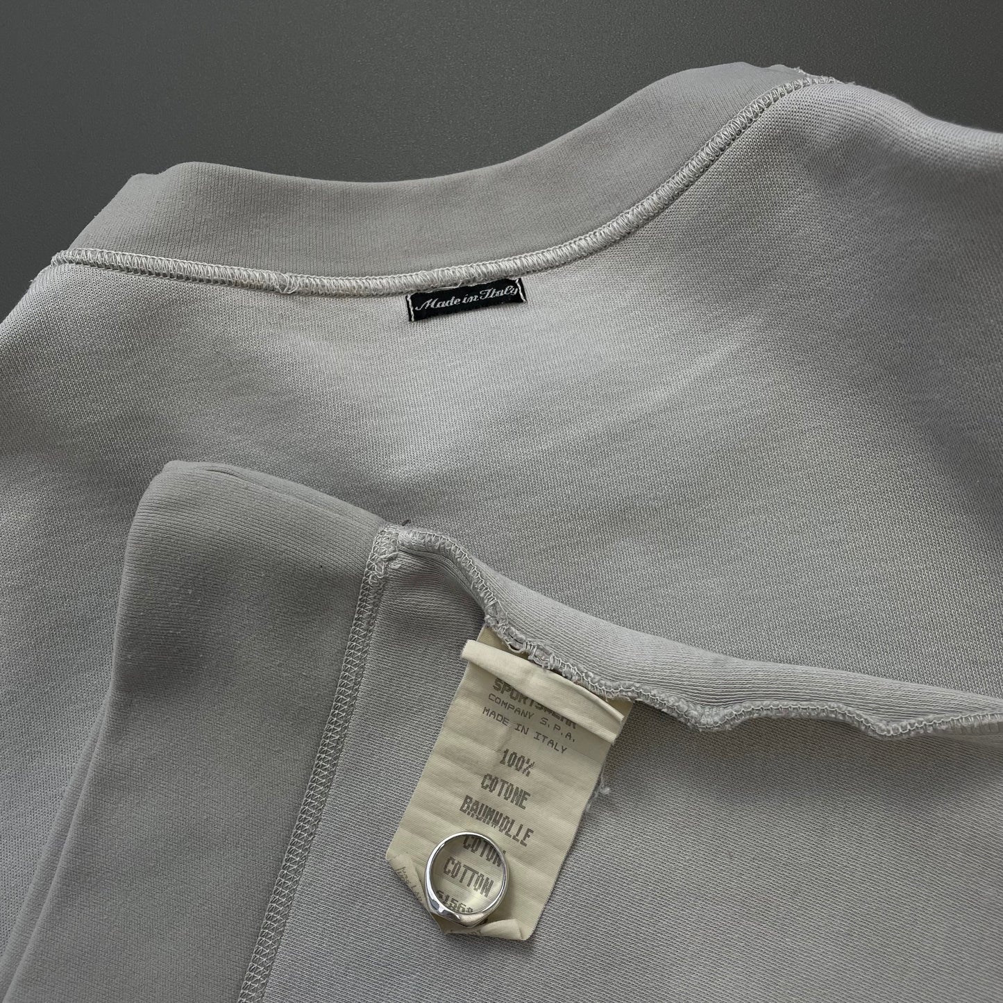 Stone Island Light Blue SS97 Marina Chest Emblem Jumper