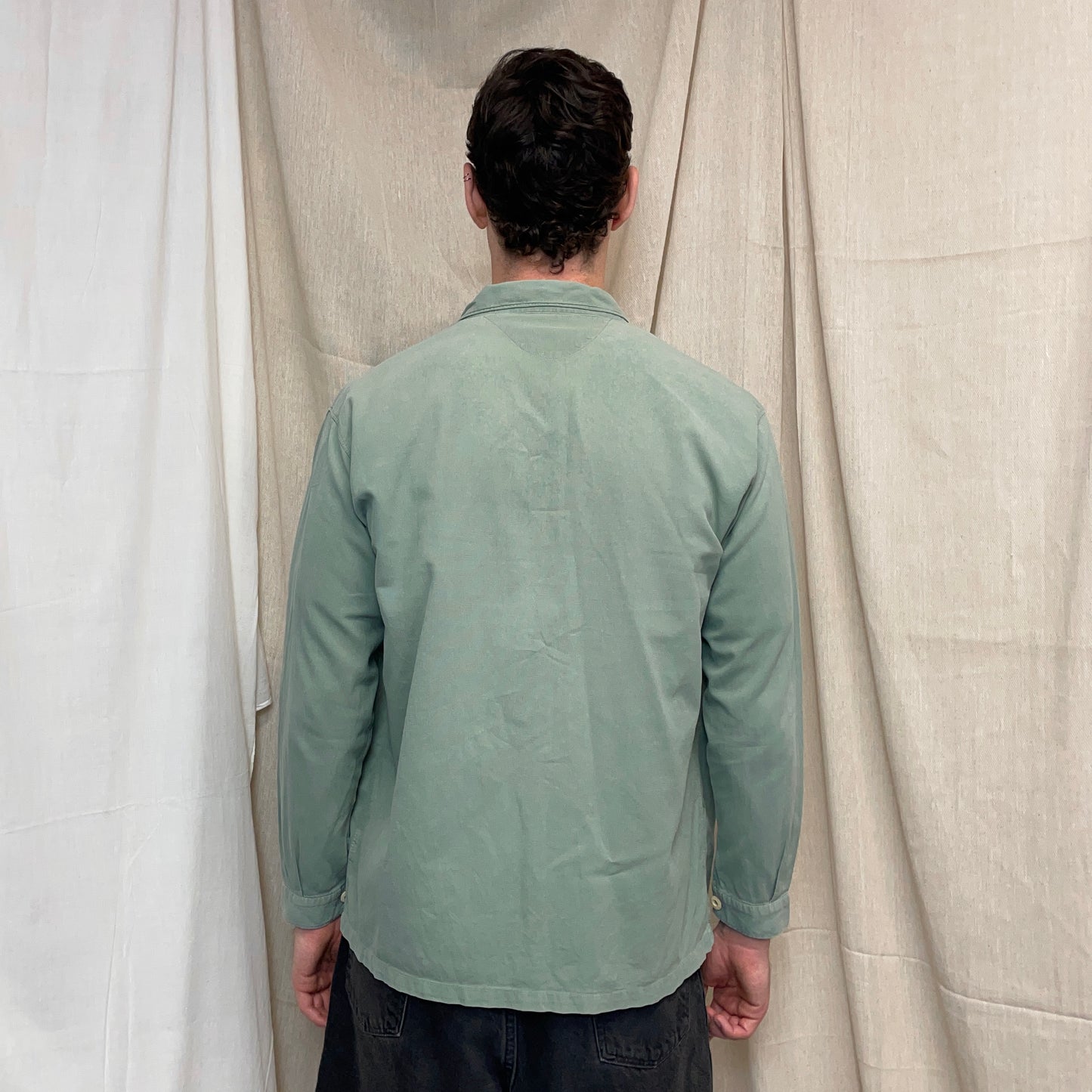 Stone Island Marina Green 1995 Lightweight Cotton Button-Through Shirt
