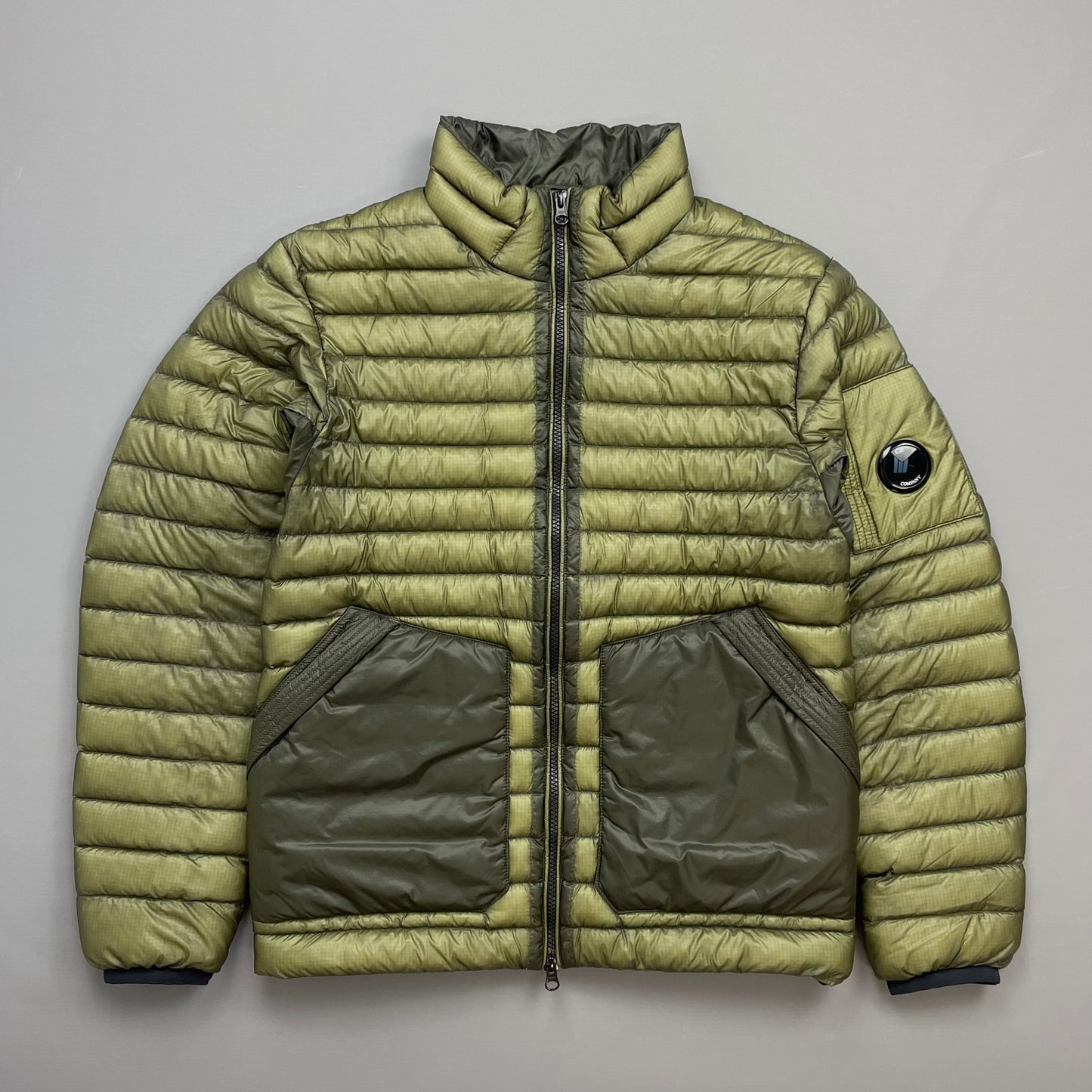 C.P. Company Khaki Green DD Shell Lightweight Puffer Jacket
