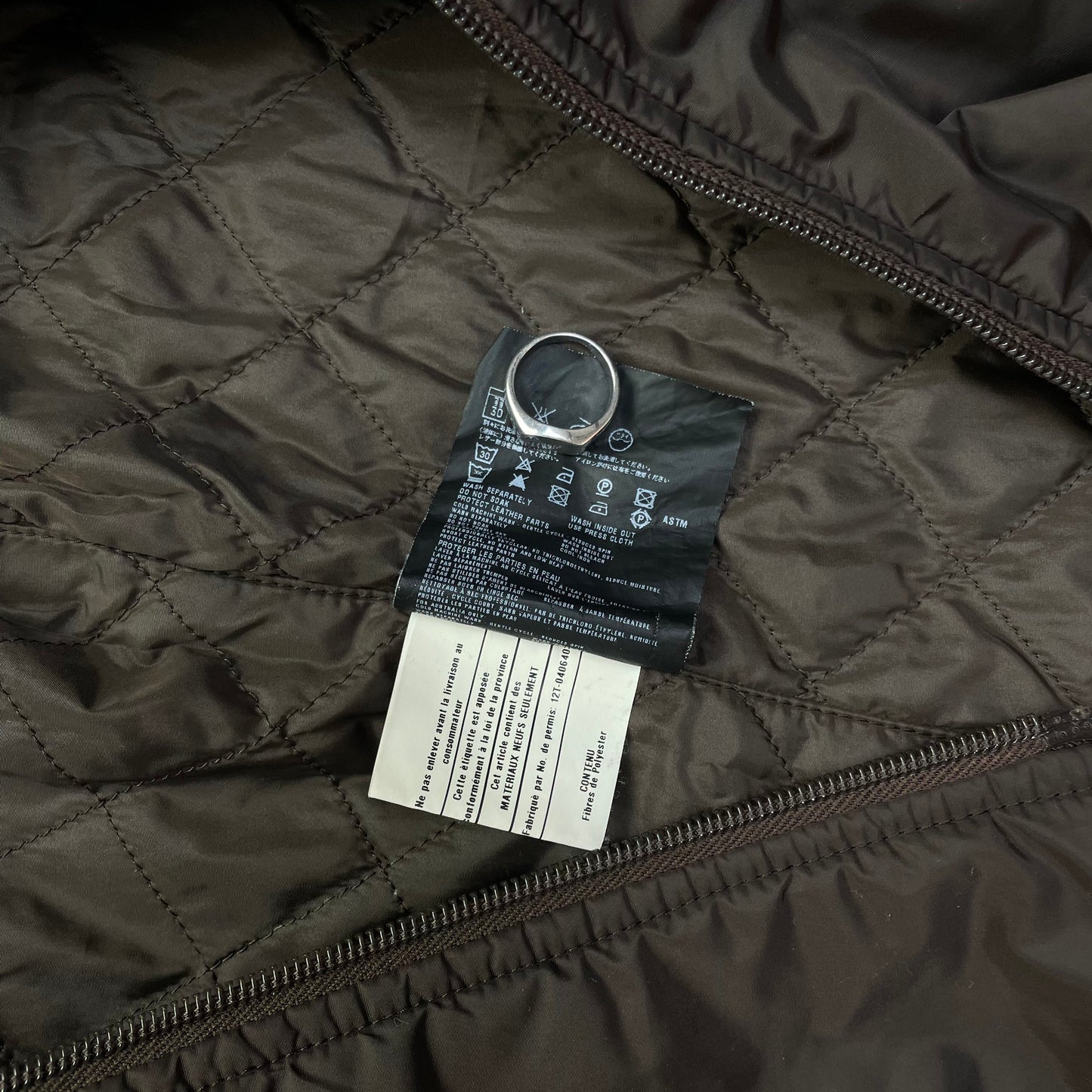 Prada Linea Rossa 2007 Dark Brown Nylon Gilet