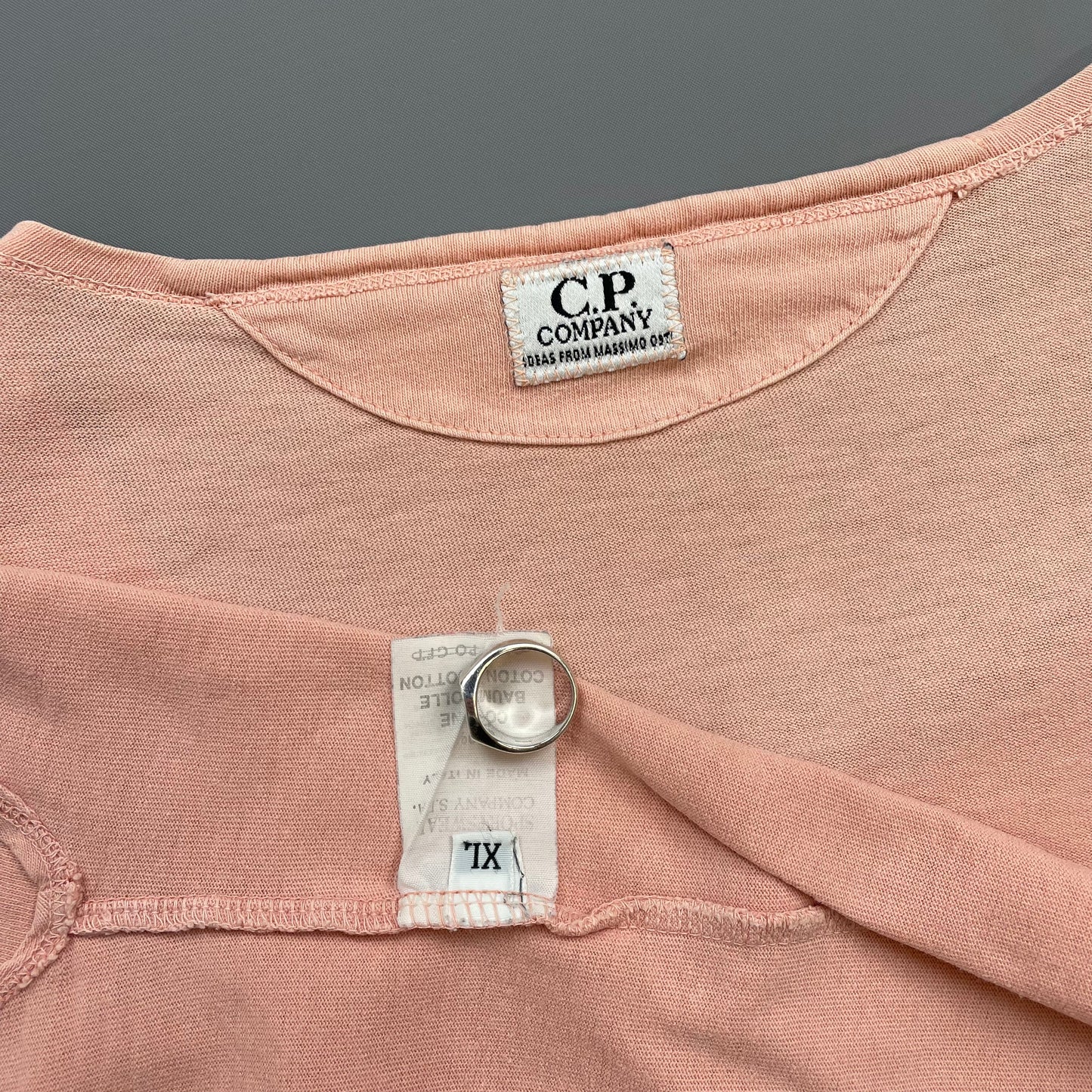 C.P. Company Peach 80s Ideas from Massimo Osti Henley T-Shirt