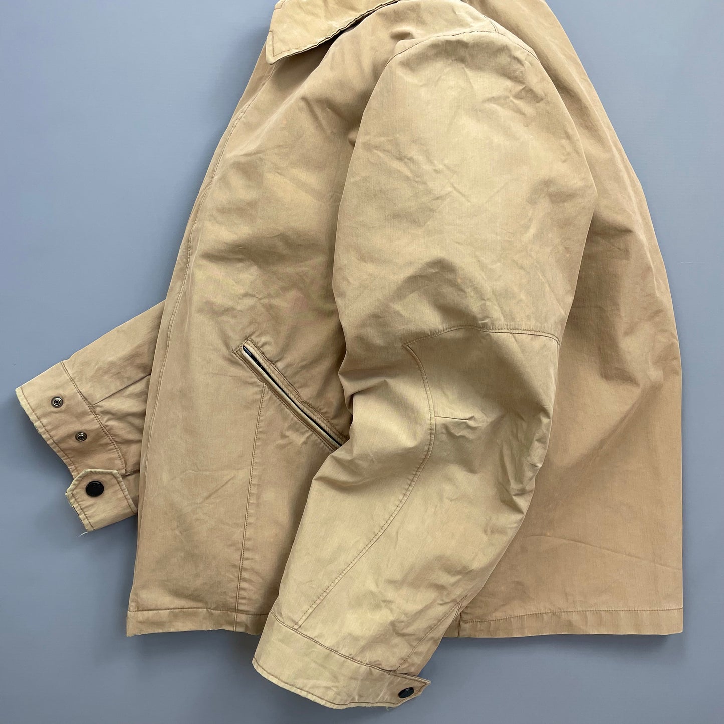 C.P. Company Tan AW02 Nylon Removable Liner Coach Jacket