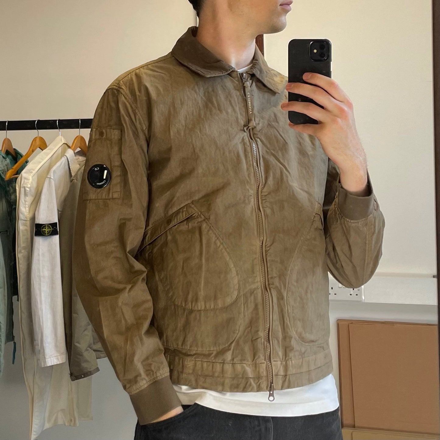 C.P. Company Ba-Tic SS23 Lightweight Jacket in Bronze