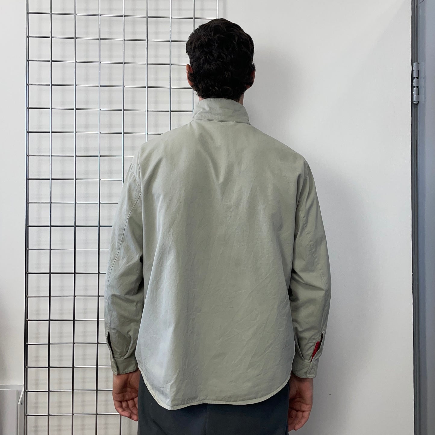 Prada Grey Beige 99/00 Technical Overshirt Jacket