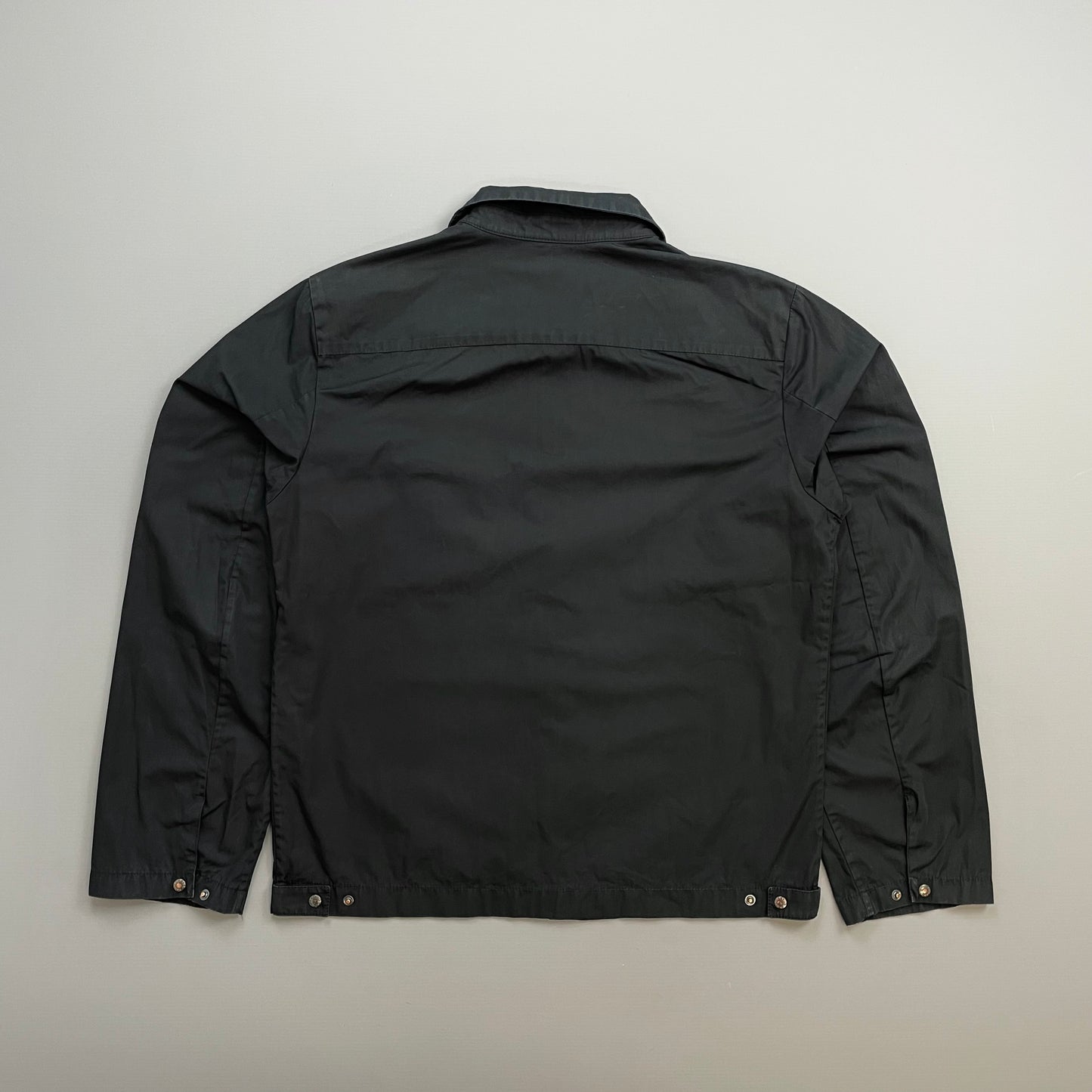 Prada Sport Black 00s Lightweight Adjustable Sleeve Cotton Harrington Jacket