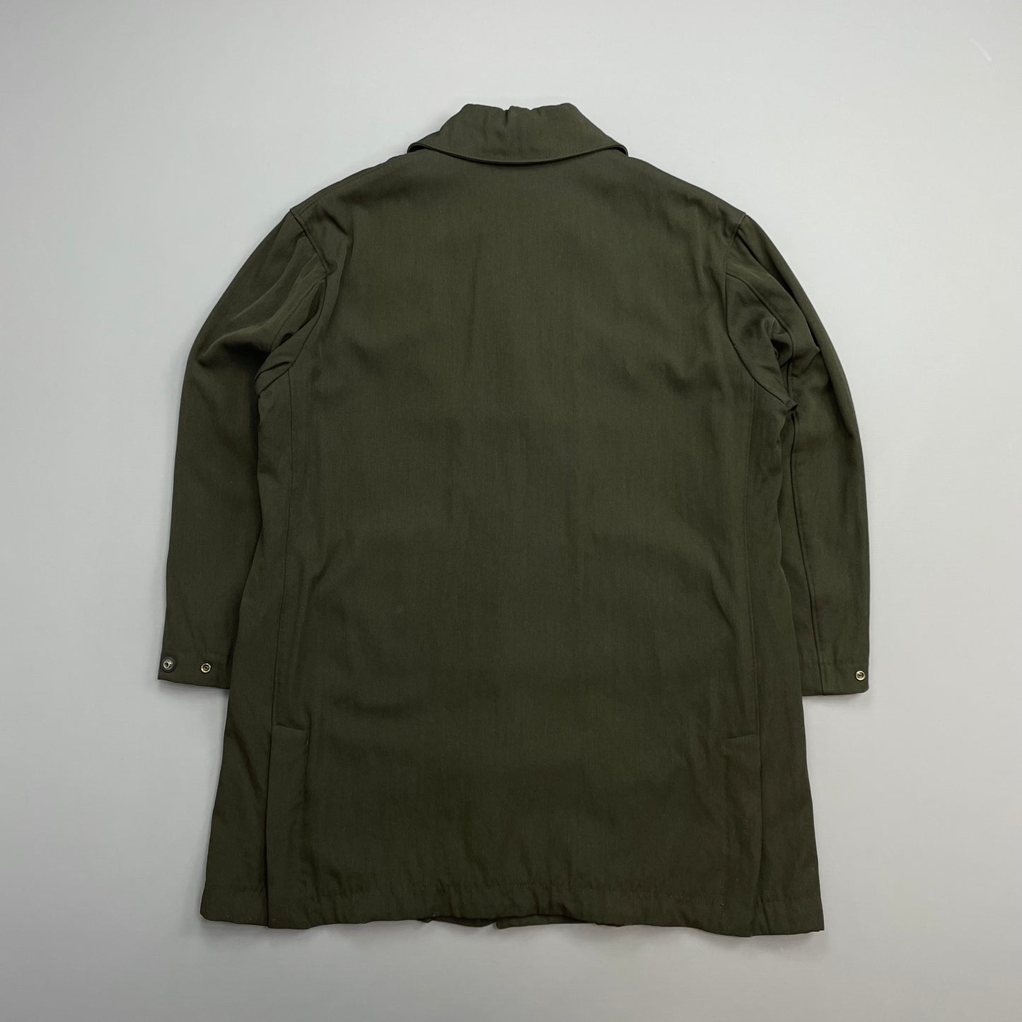 C.P. Company Khaki Green AW96 Wool Blend Trench Coat