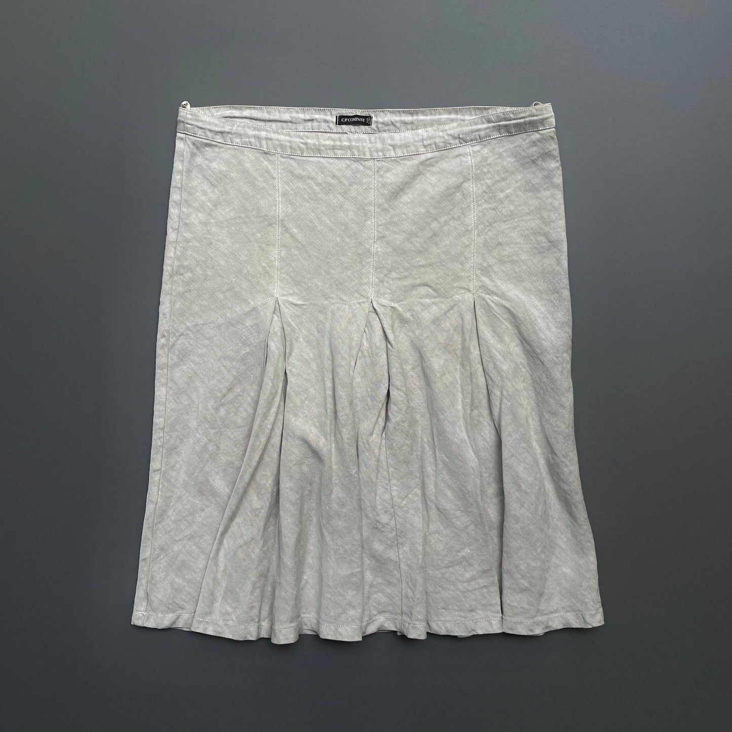 C.P. Company Donna SS05 Grey Linen Skirt