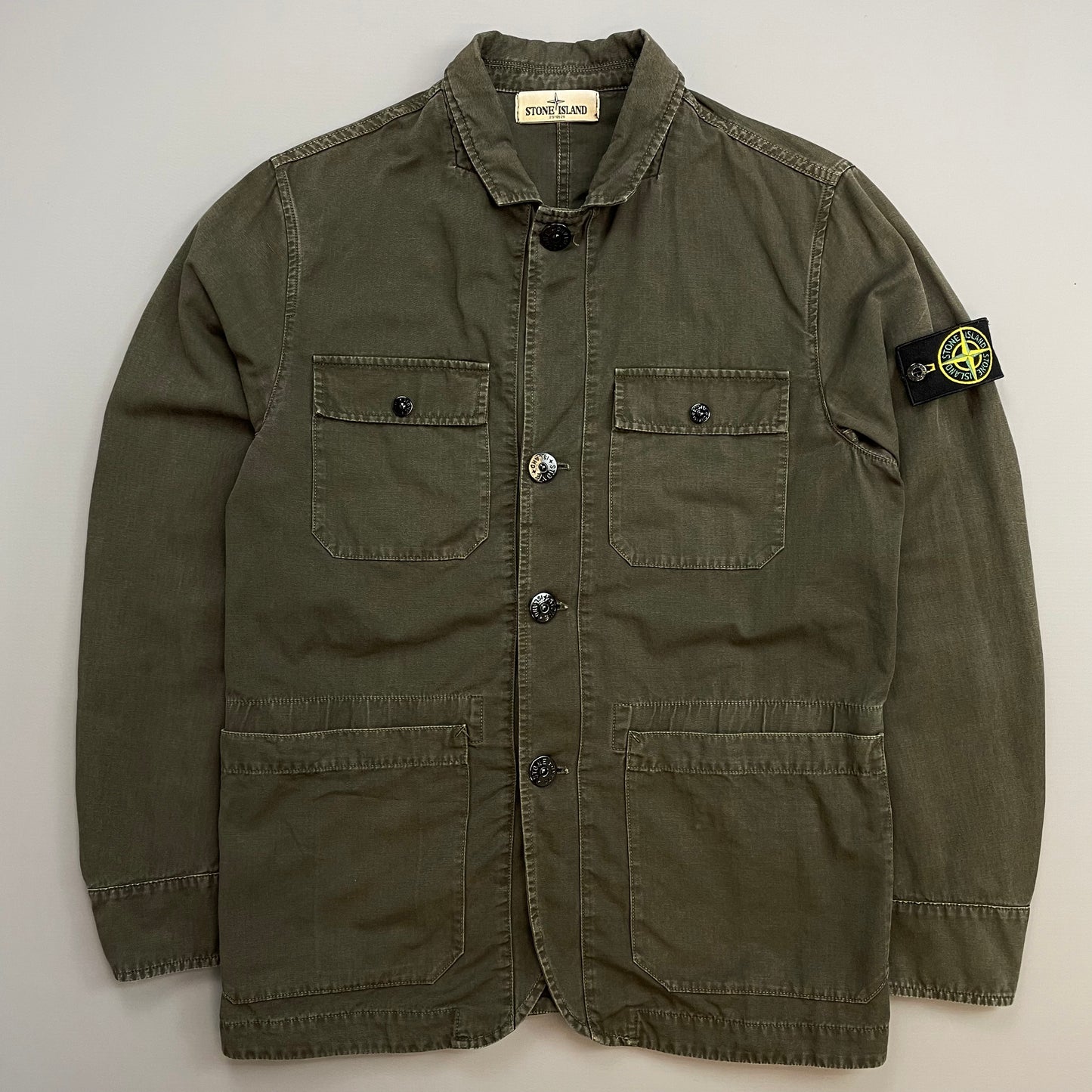 Stone Island Brown SS12 Army Tex Cotton 01 - OLD Field Jacket