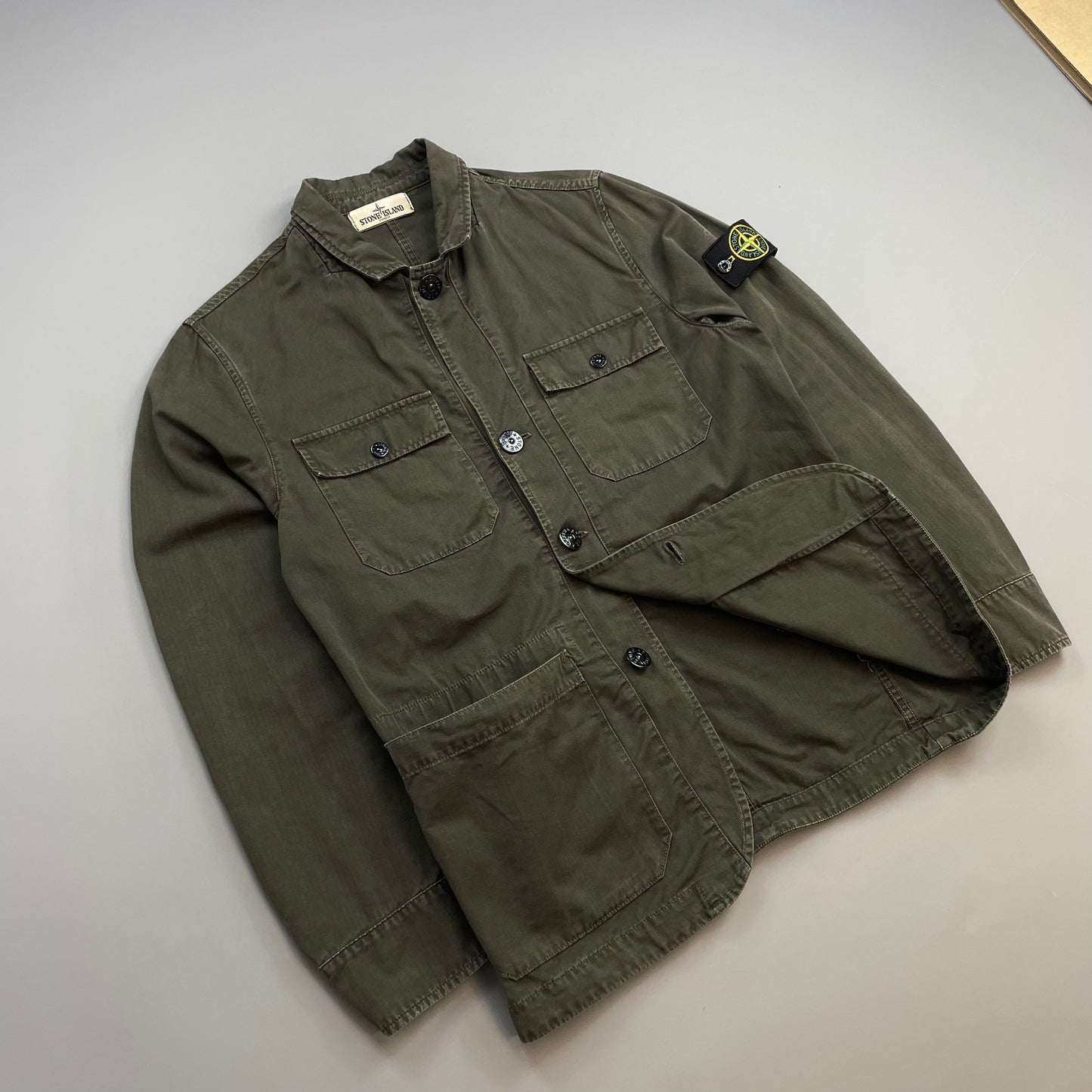 Stone Island Brown SS12 Army Tex Cotton 01 - OLD Field Jacket