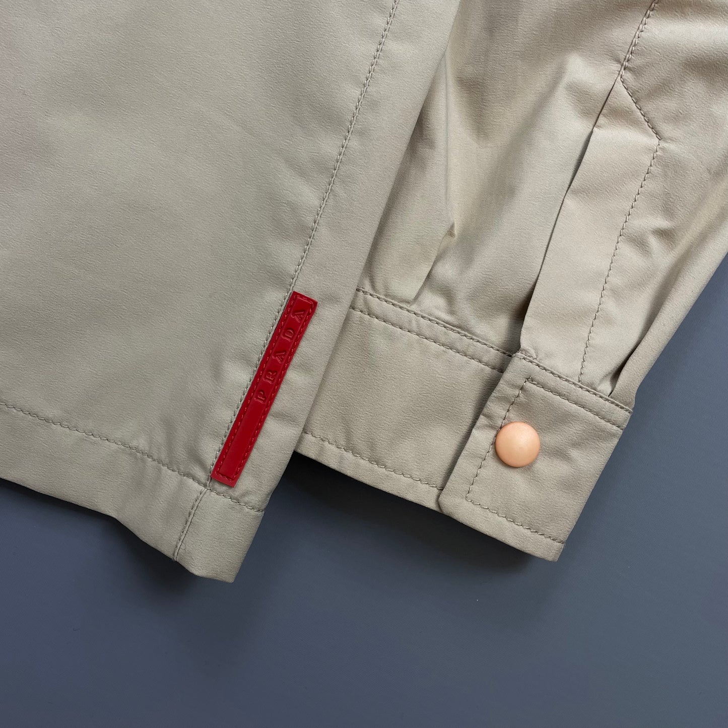 Prada Sport Beige 2007 Windstopper Multi-Pocket Field Jacket