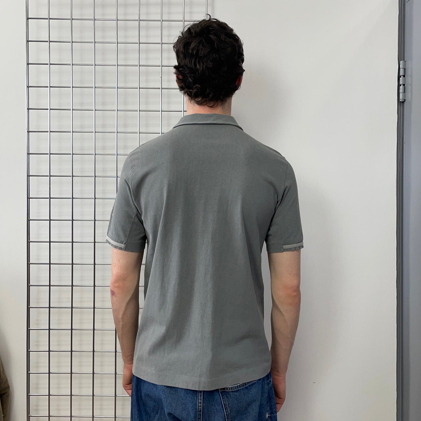 Stone Island Grey SS99 Short Sleeve Polo Shirt