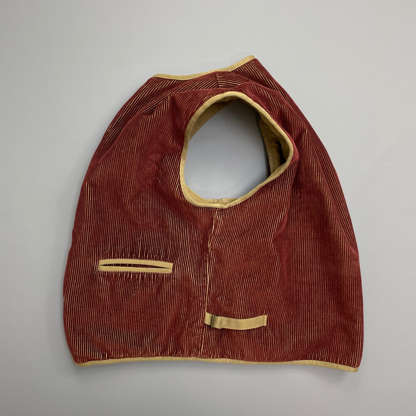 C.P. Company Maroon AW94 Corduroy Button-Up Gilet Vest