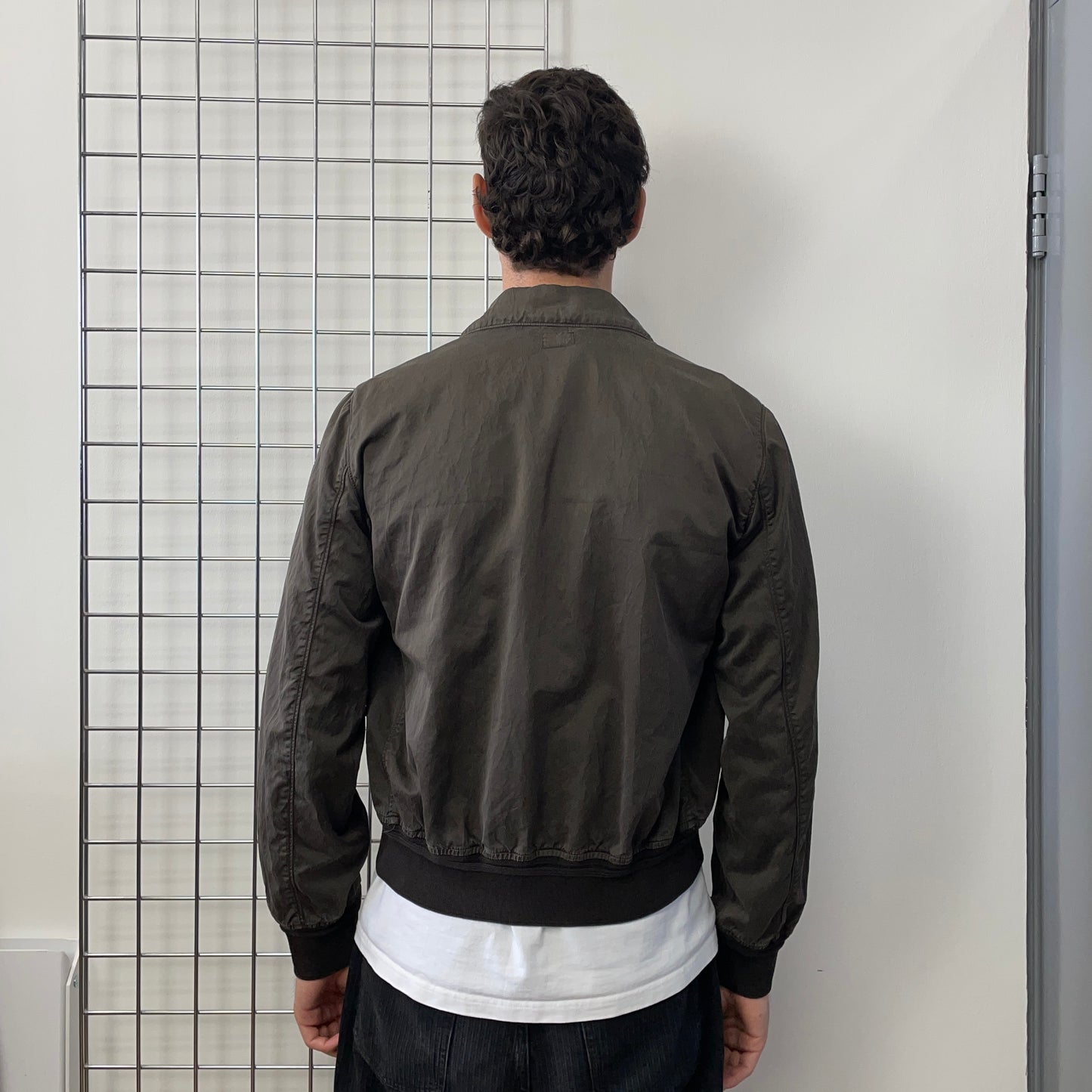 C.P. Company Brown SS07 Waxy Bomber Jacket