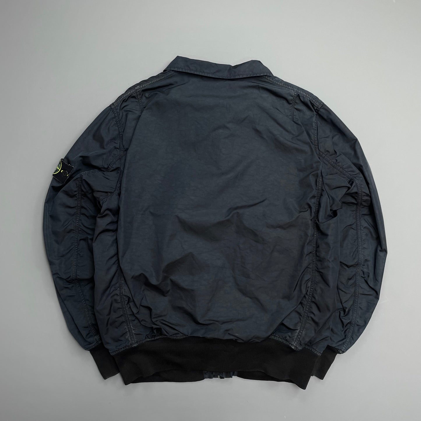 Stone Island Navy SS11 Lightweight Nylon Shell Bomber Jacket