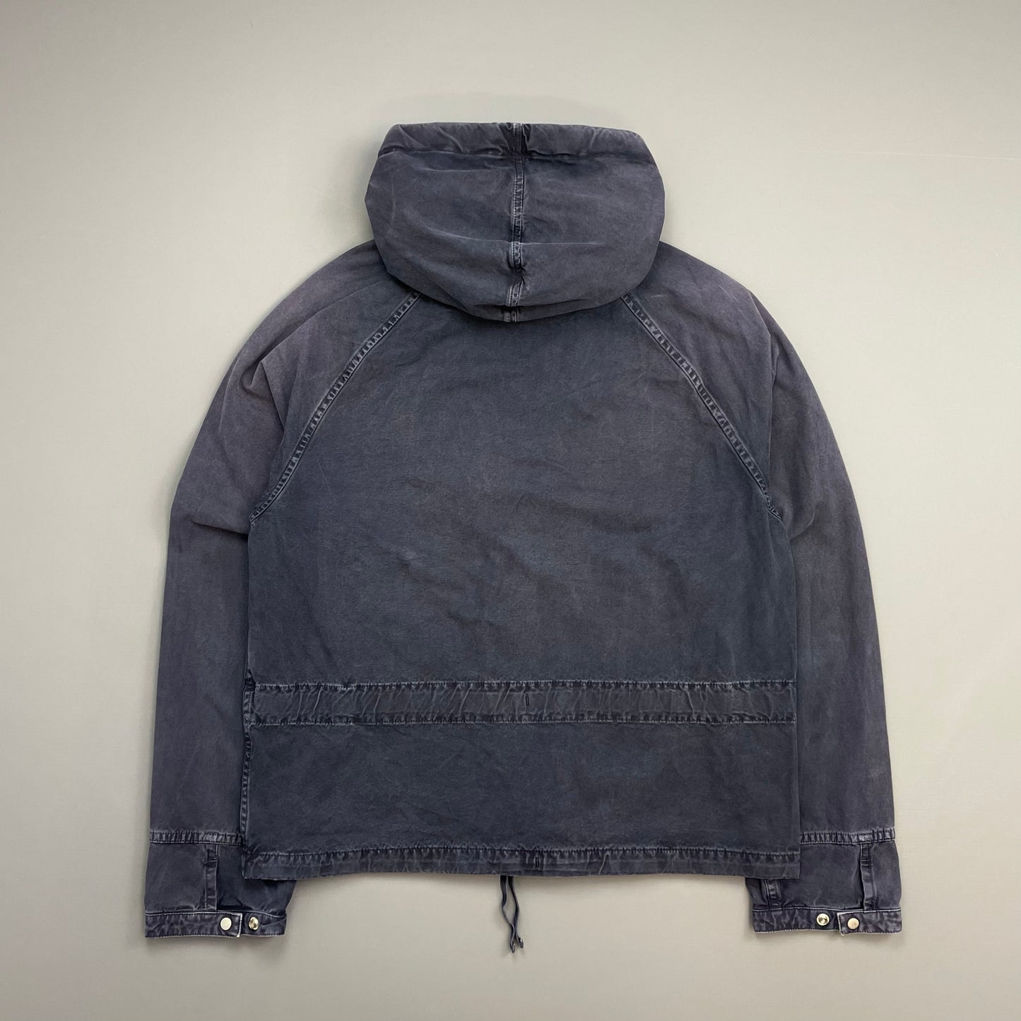 Stone Island Denims SS06 Navy Cotton Hooded Windbreaker Emblem Jacket