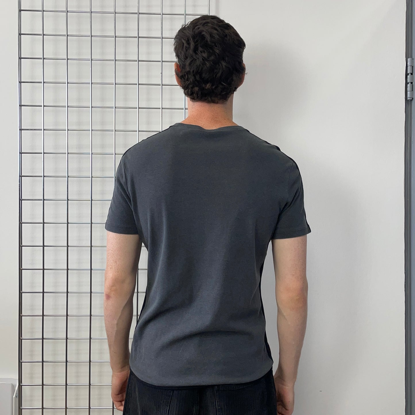 Prada Sport Grey & Black 2006 Panelled Athletic T-Shirt