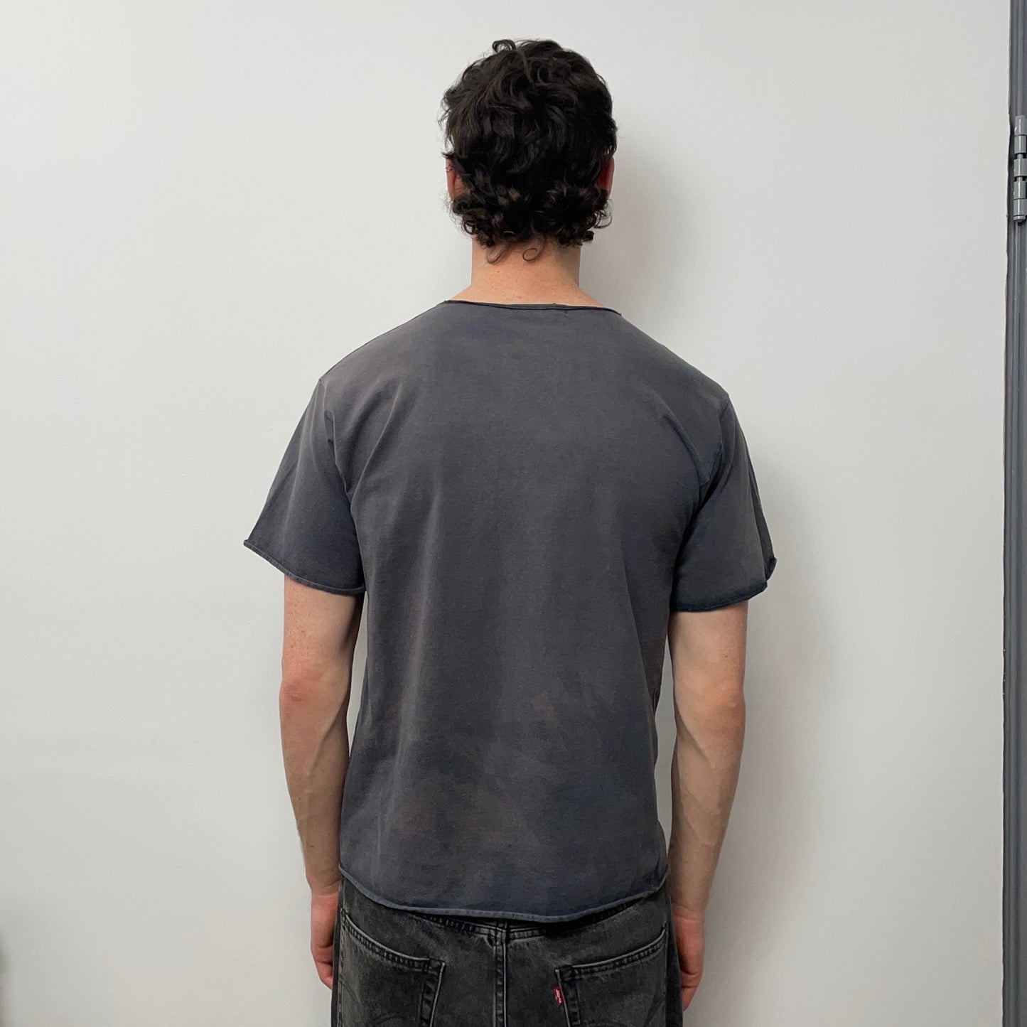 Stone Island Grey 90s Marina Faded Pocket Tee