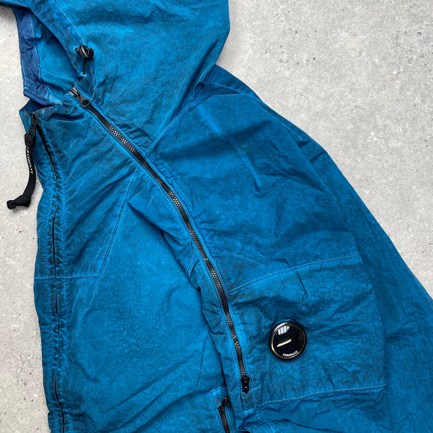 C.P. Company Blue Chrome Re-Colour Nylon Jacket