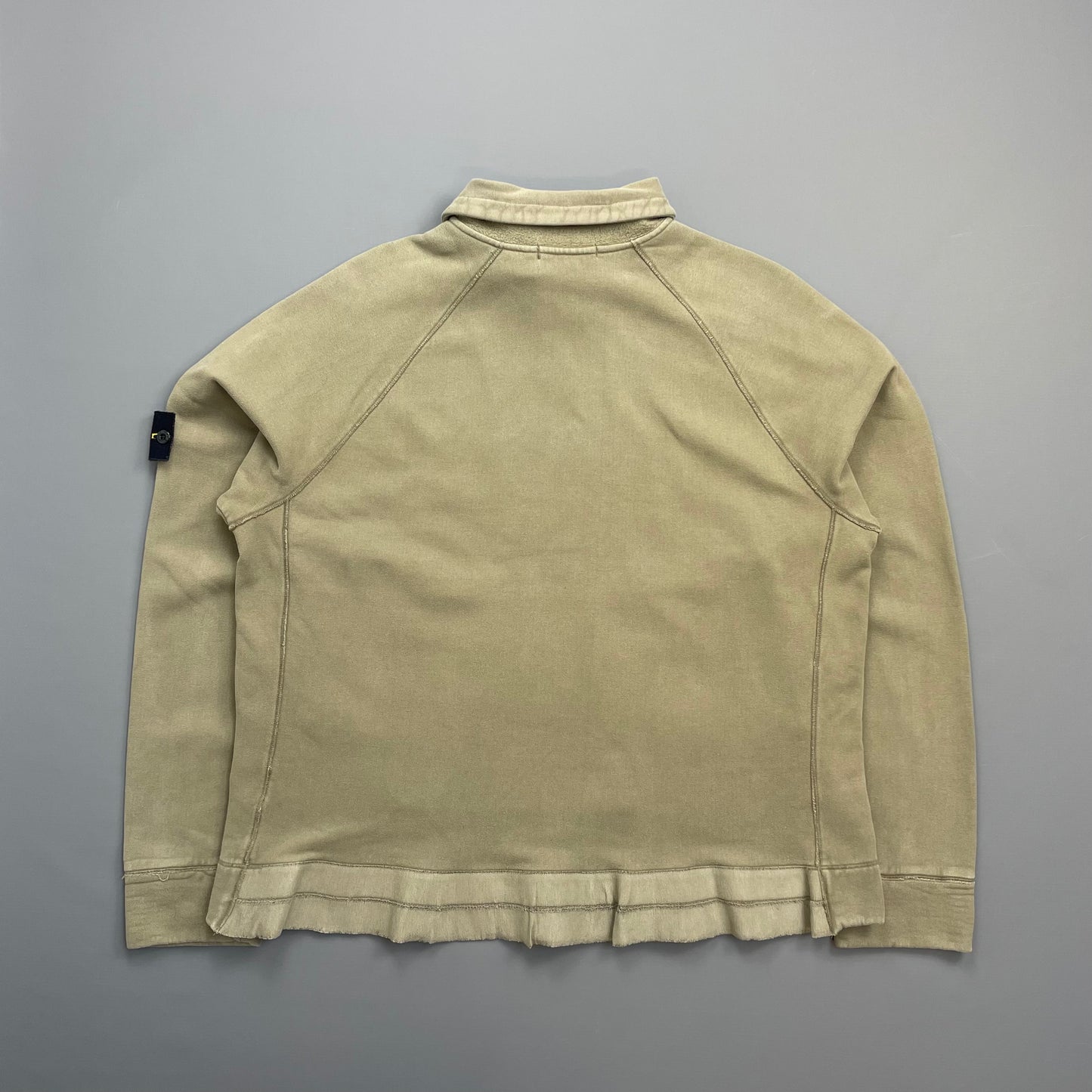 Stone Island Beige AW06 Brushed Cotton Zip-Through Jacket