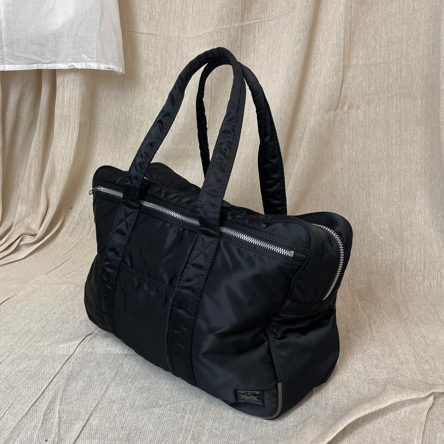 Porter Yoshida & Co. Black Nylon Tanker Duffle Boston Day Bag