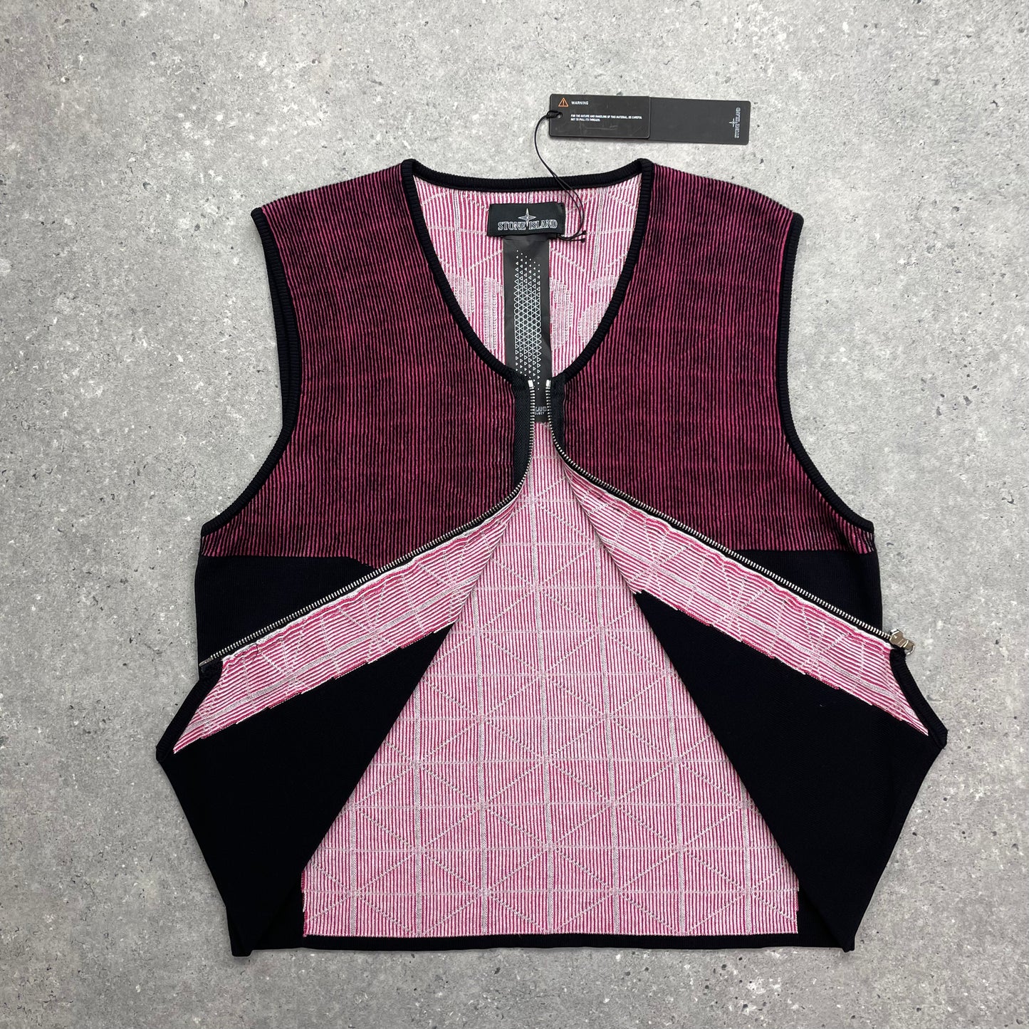 Stone Island Shadow Project Fine Knit Gilet Vest