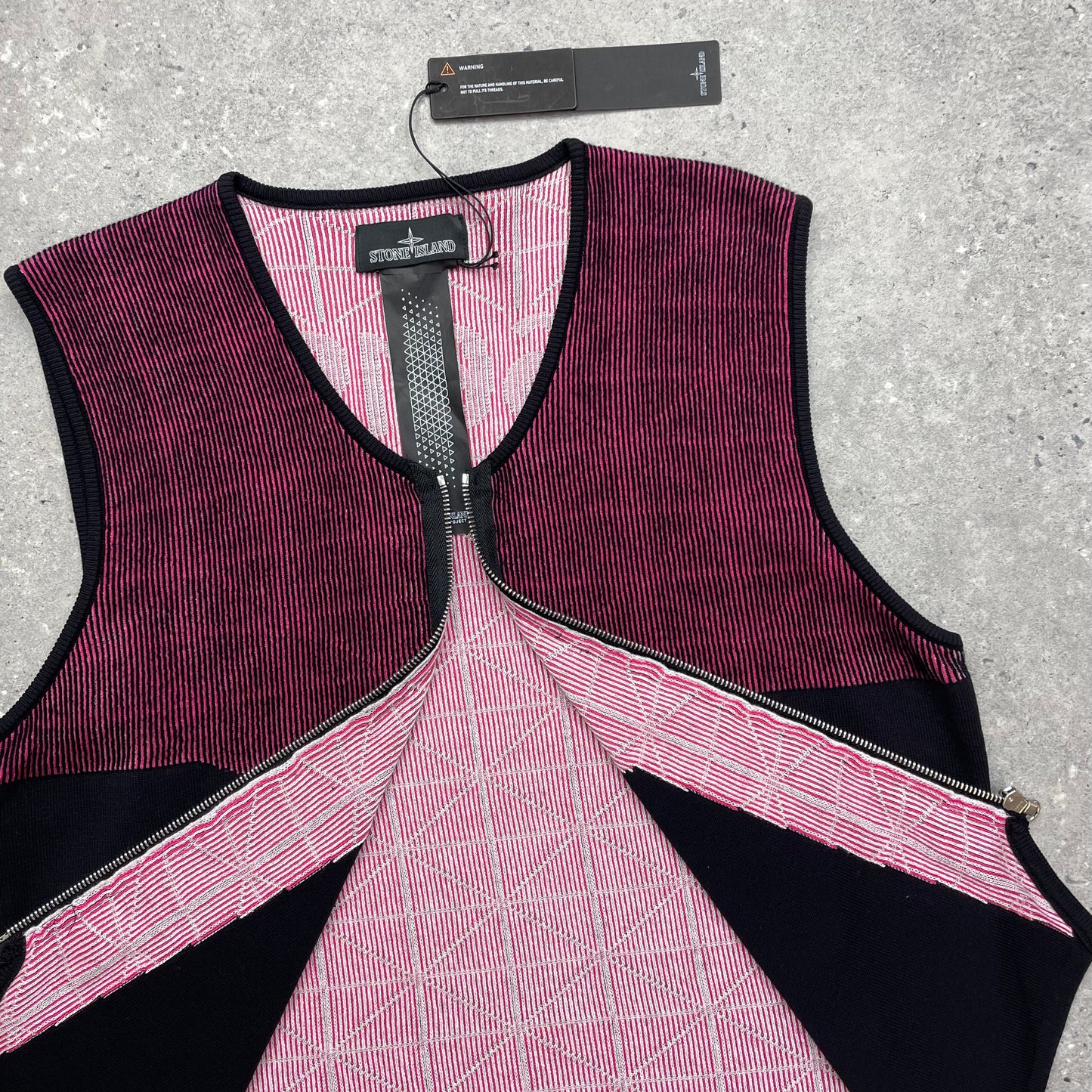 Stone Island Shadow Project Fine Knit Gilet Vest