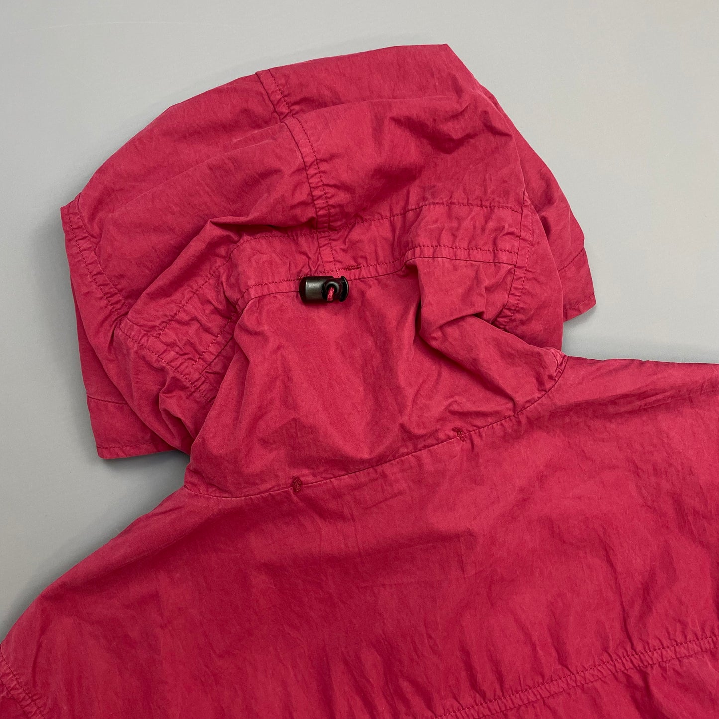 C.P. Company Red SS05 Coated Cotton Hooded Windbreaker Jacket