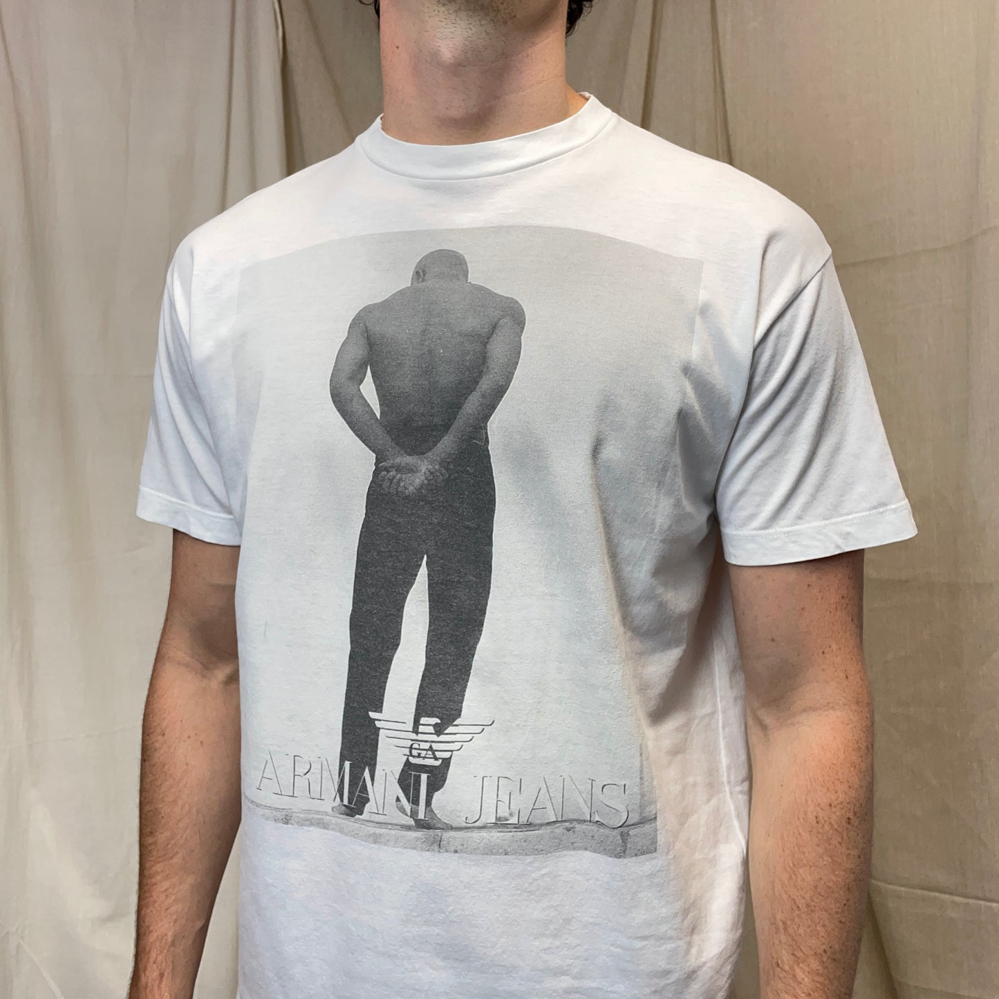 Armani Jeans 90s Graphic Spellout Tee