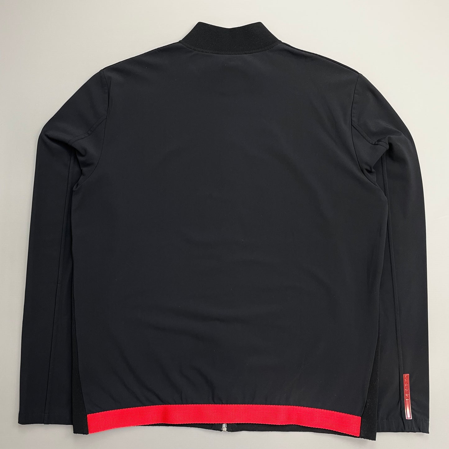 Prada Sport Navy SS00 Lightweight Zip-Through Nylon Panelled Jacket