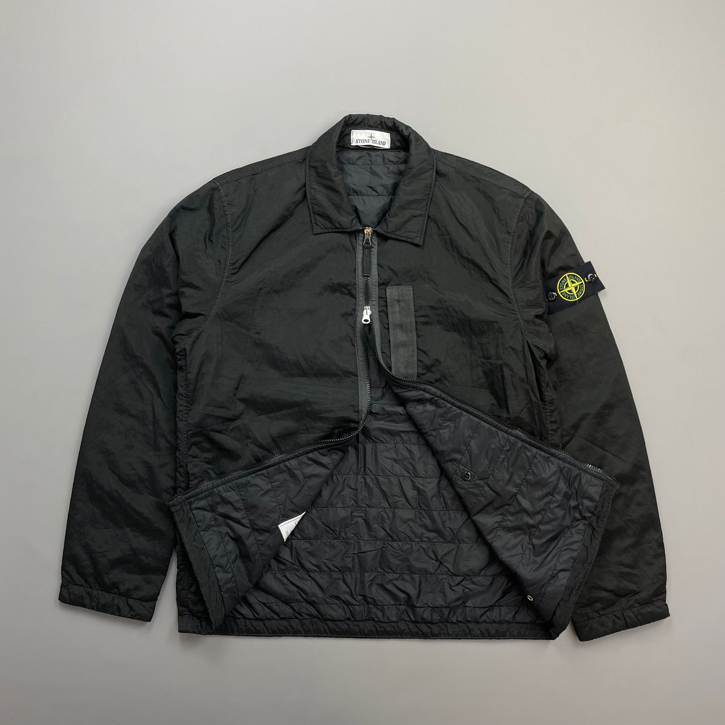 Stone Island Black AW22 Nylon Metal Econyl Primaloft TC Overshirt Jacket - BNWT