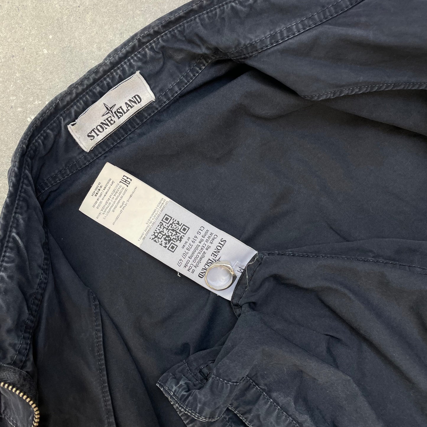 Stone Island Navy Overshirt Jacket