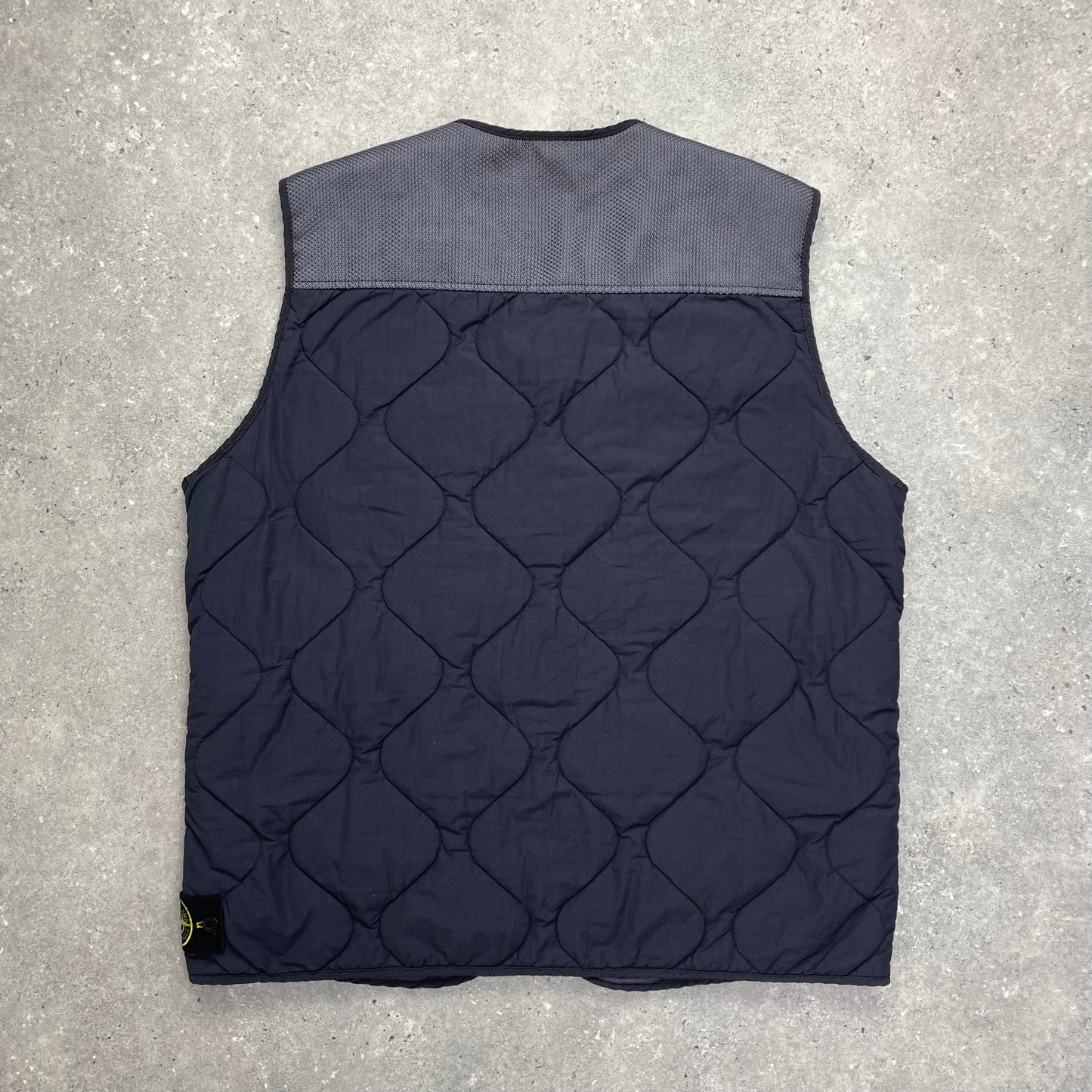 Stone Island Purple Nylon Mix Fabrics with Primaloft Gilet Vest