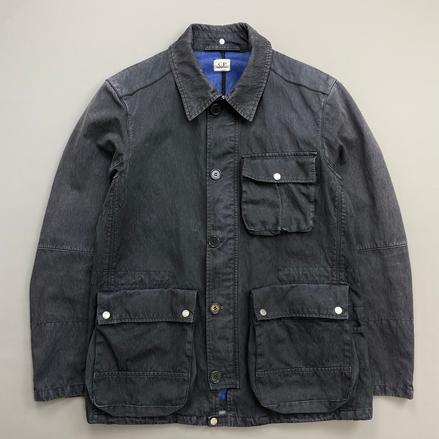 C.P. Company Navy/Grey SS09 Spalmatura Cotton Canada Italiana Field Jacket